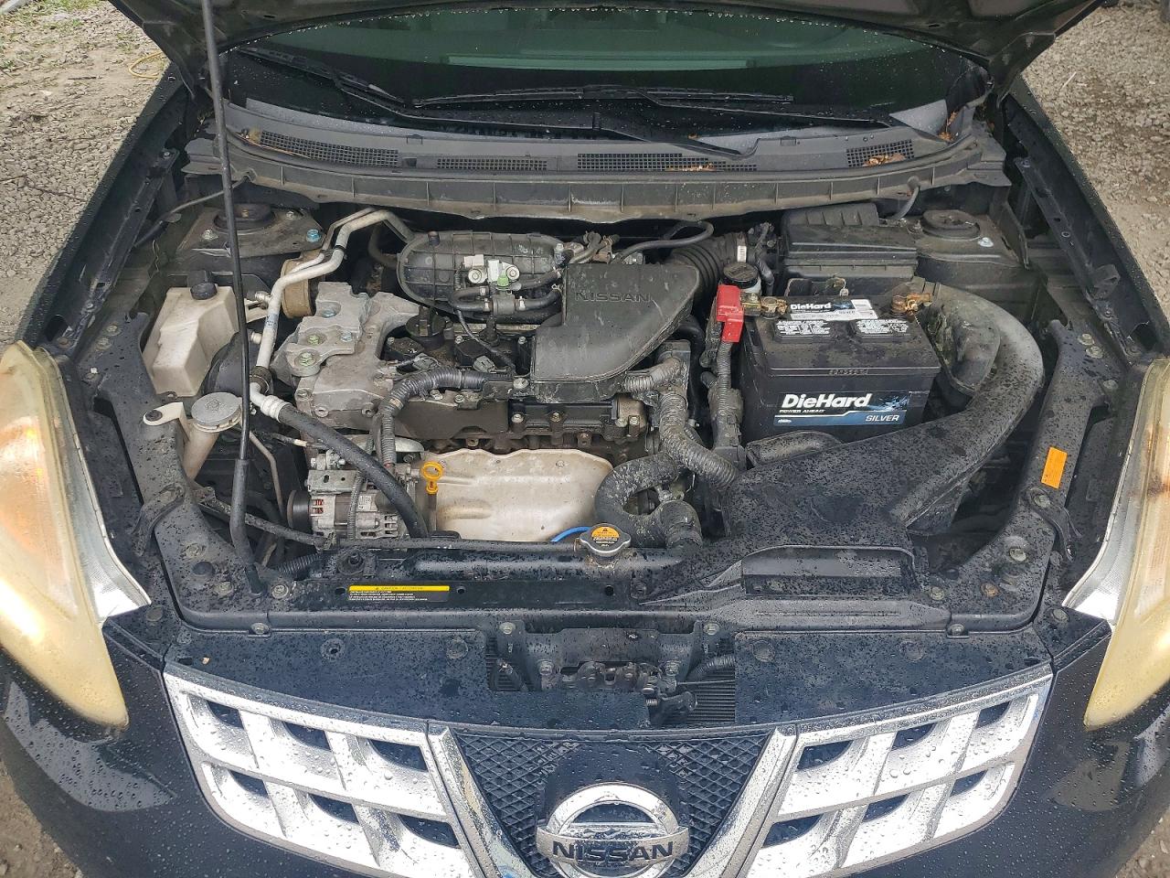 2012 Nissan Rogue S Black vin: JN8AS5MT1CW254564
