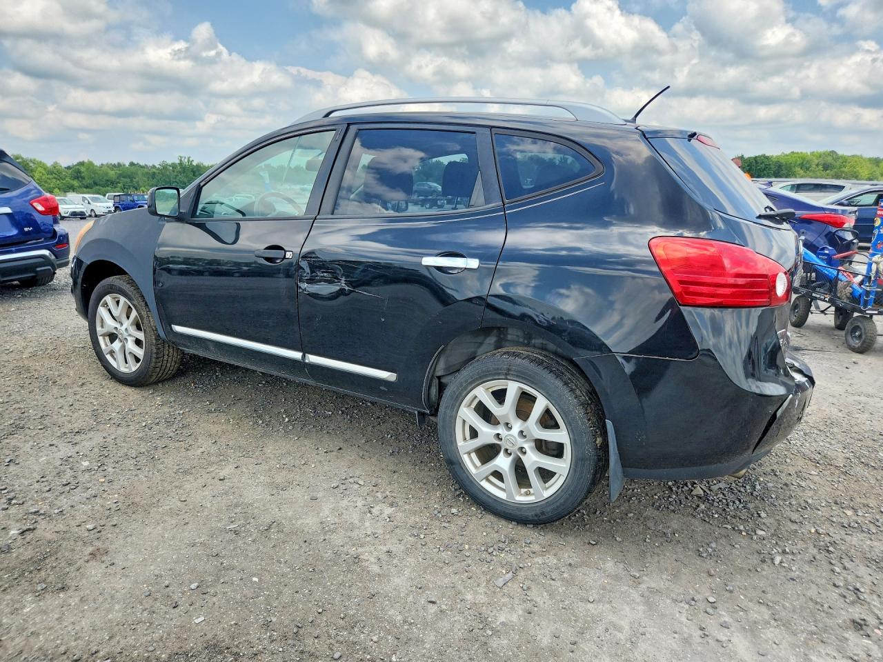 2012 Nissan Rogue S Black vin: JN8AS5MT1CW255150