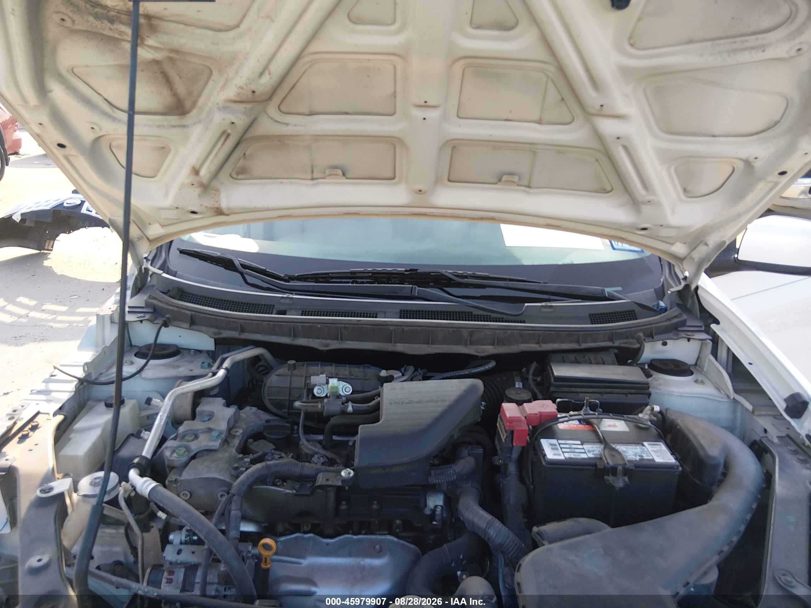 2012 Nissan Rogue Sv Белый vin: JN8AS5MT1CW261207