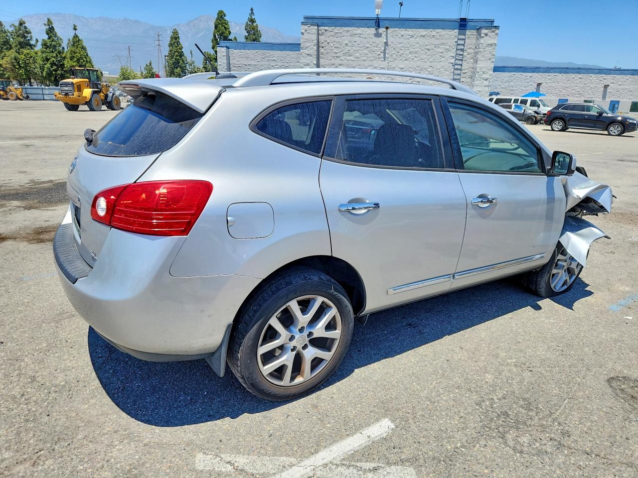 2012 Nissan Rogue S Silver vin: JN8AS5MT1CW262759