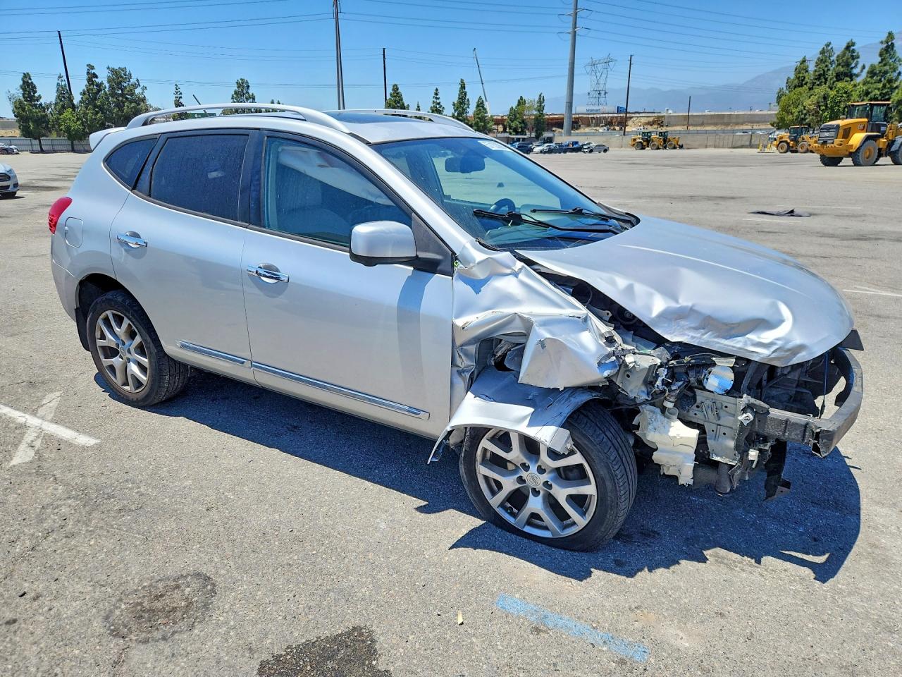 2012 Nissan Rogue S Silver vin: JN8AS5MT1CW262759