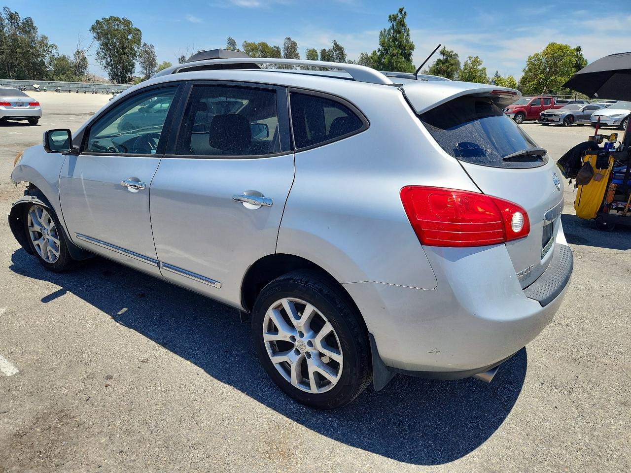 2012 Nissan Rogue S Silver vin: JN8AS5MT1CW262759