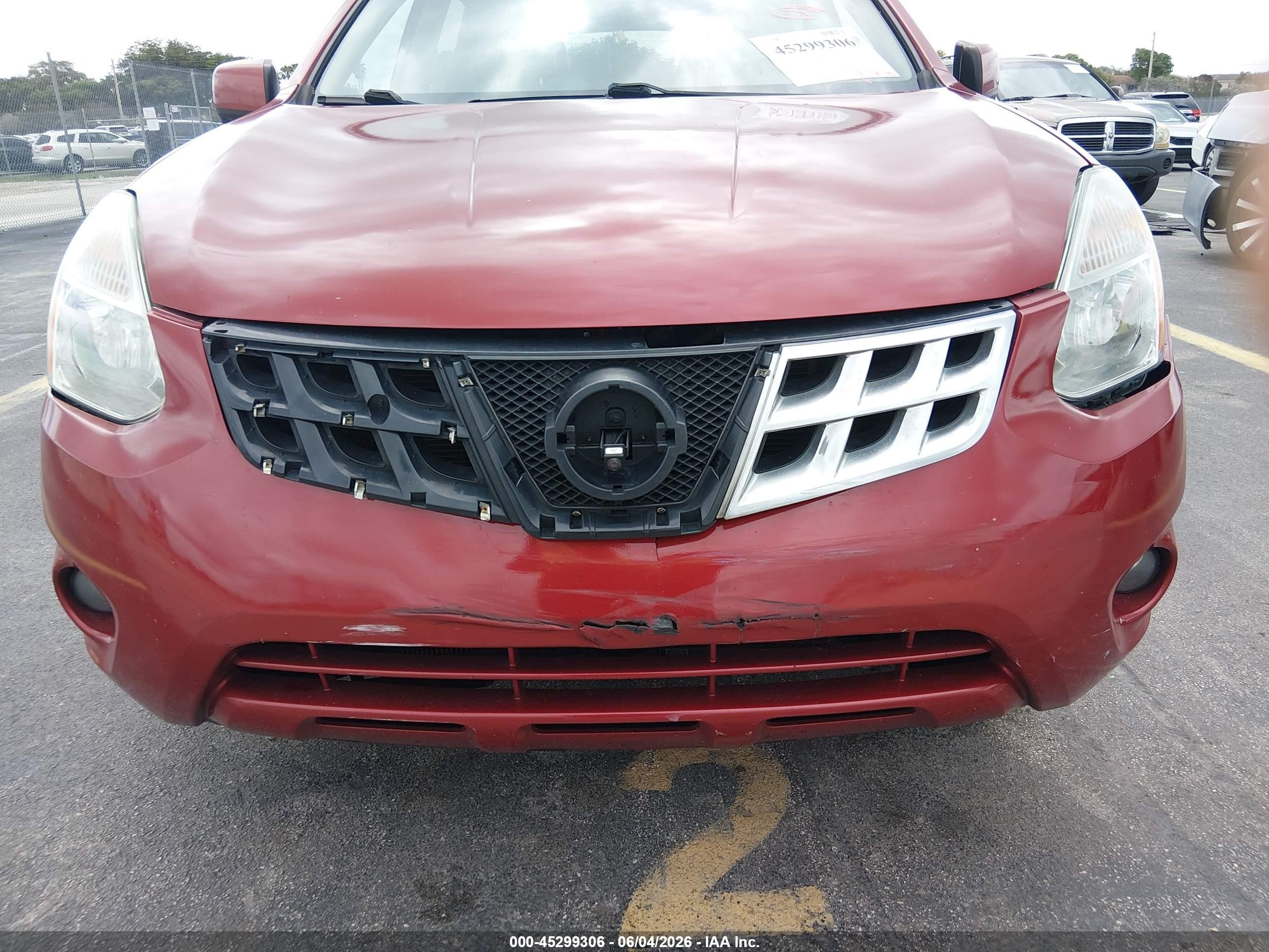 2012 Nissan Rogue Sv W/sl Pkg Красный vin: JN8AS5MT1CW263460