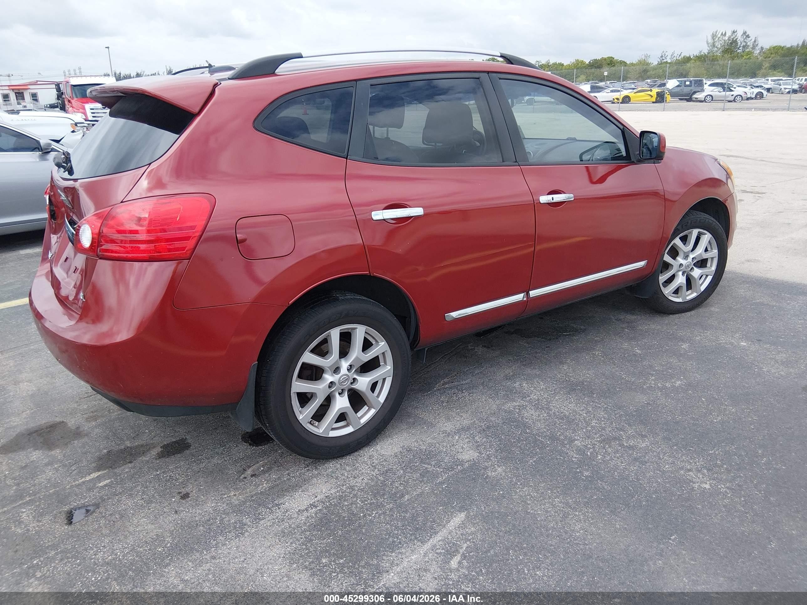 2012 Nissan Rogue Sv W/sl Pkg Красный vin: JN8AS5MT1CW263460