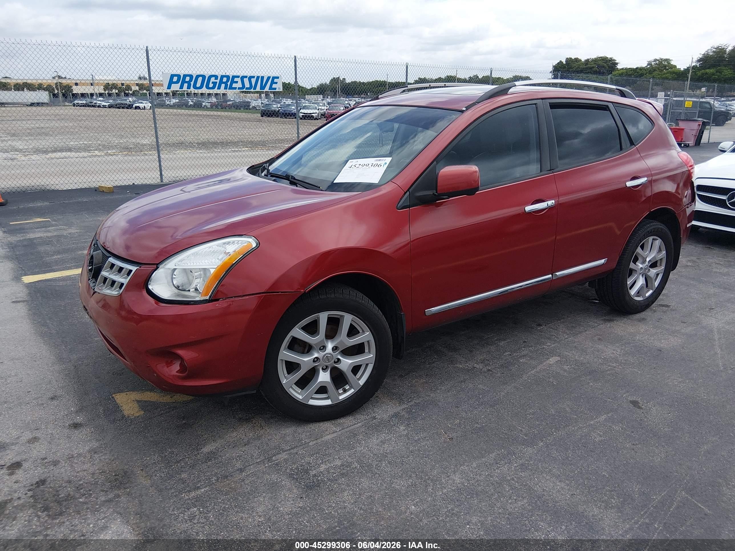 2012 Nissan Rogue Sv W/sl Pkg Красный vin: JN8AS5MT1CW263460