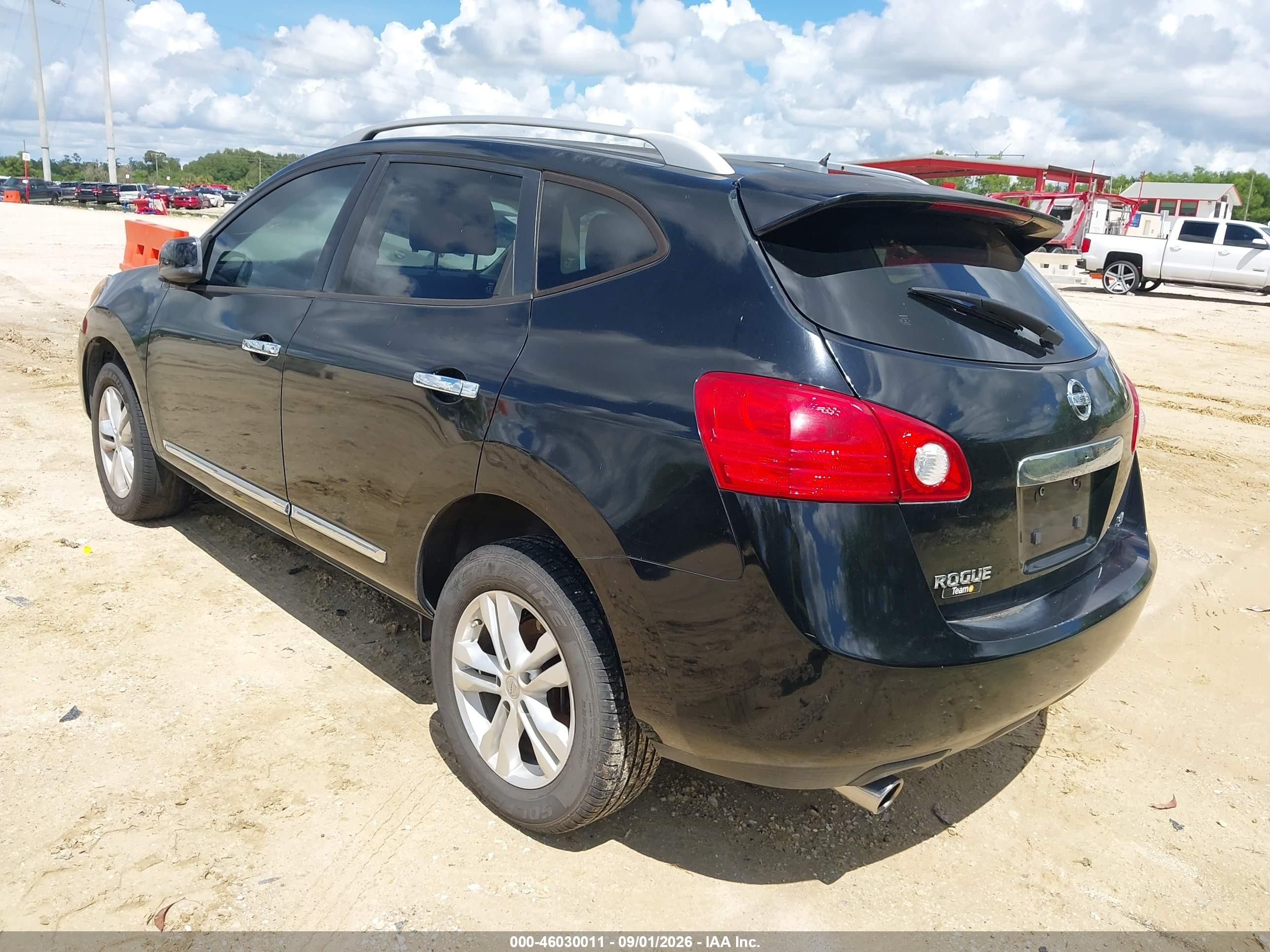 2012 Nissan Rogue Sv Black vin: JN8AS5MT1CW265208