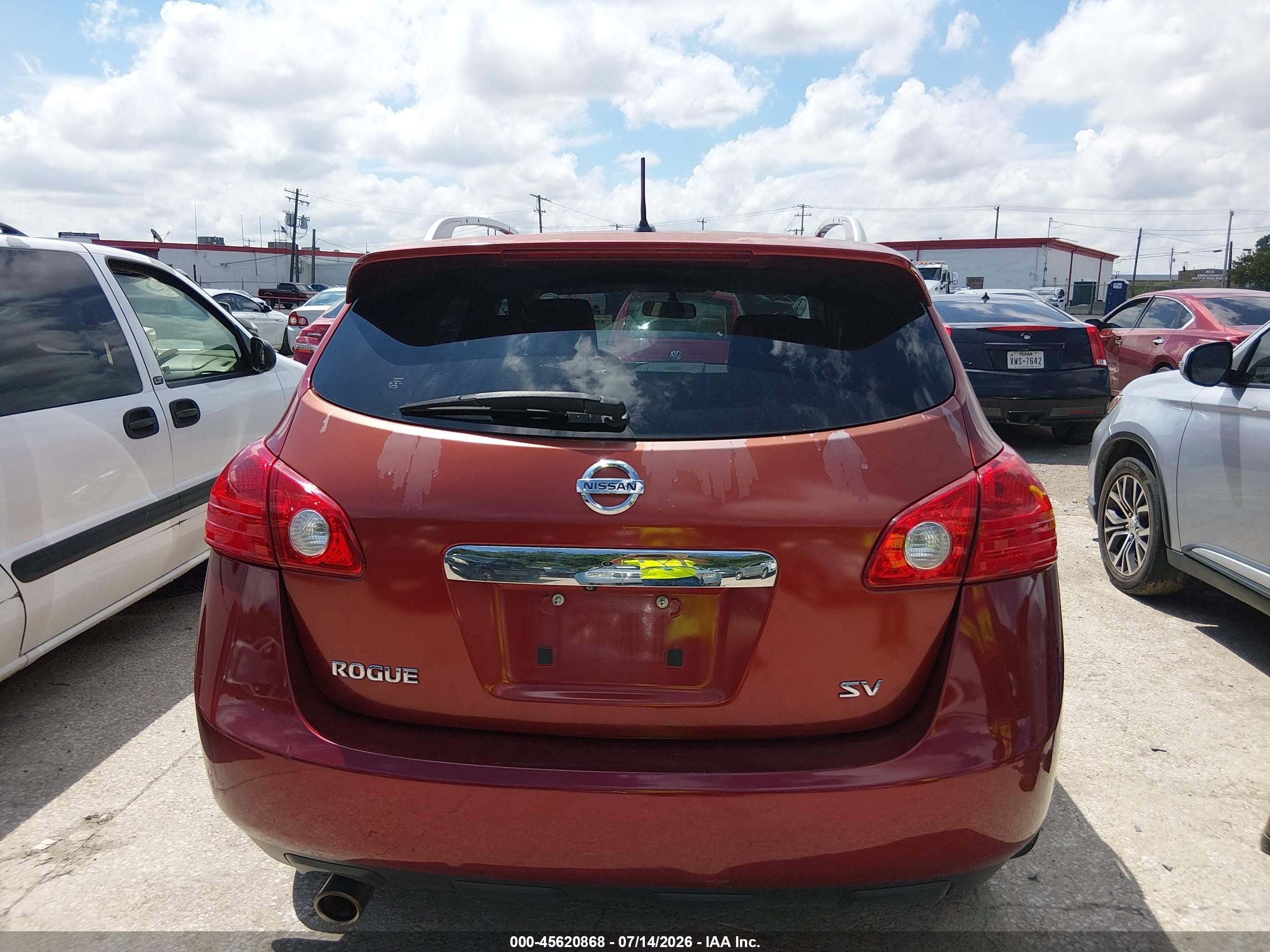 2012 Nissan Rogue Sv Оранжевый vin: JN8AS5MT1CW273535