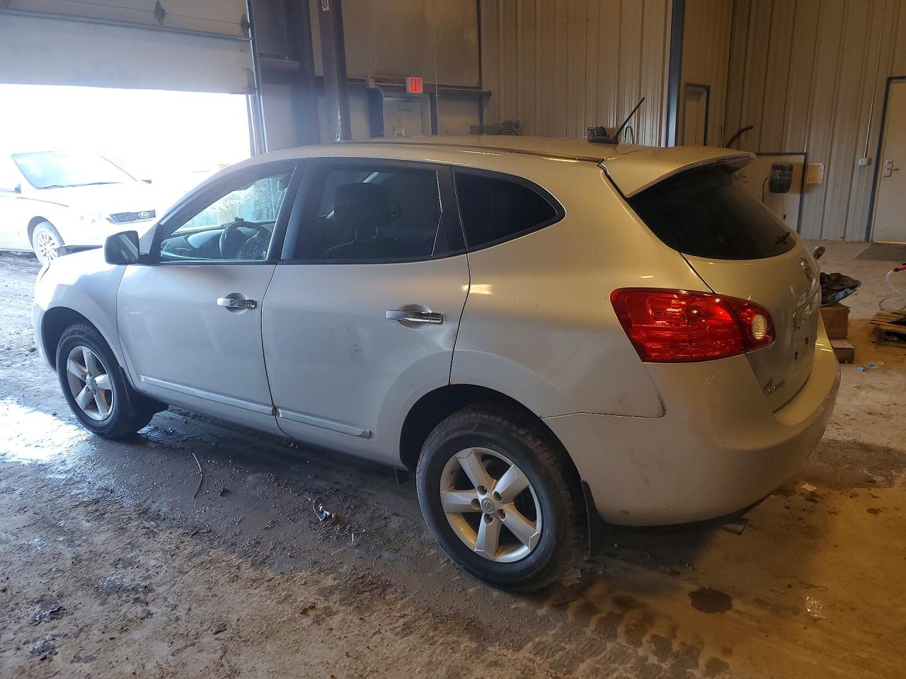 2012 Nissan Rogue S Silver vin: JN8AS5MT1CW275429