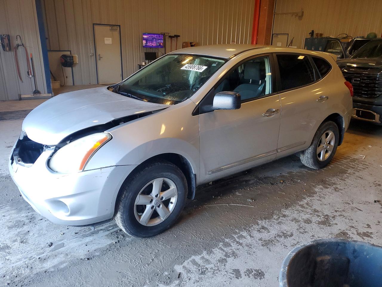 2012 Nissan Rogue S Silver vin: JN8AS5MT1CW275429