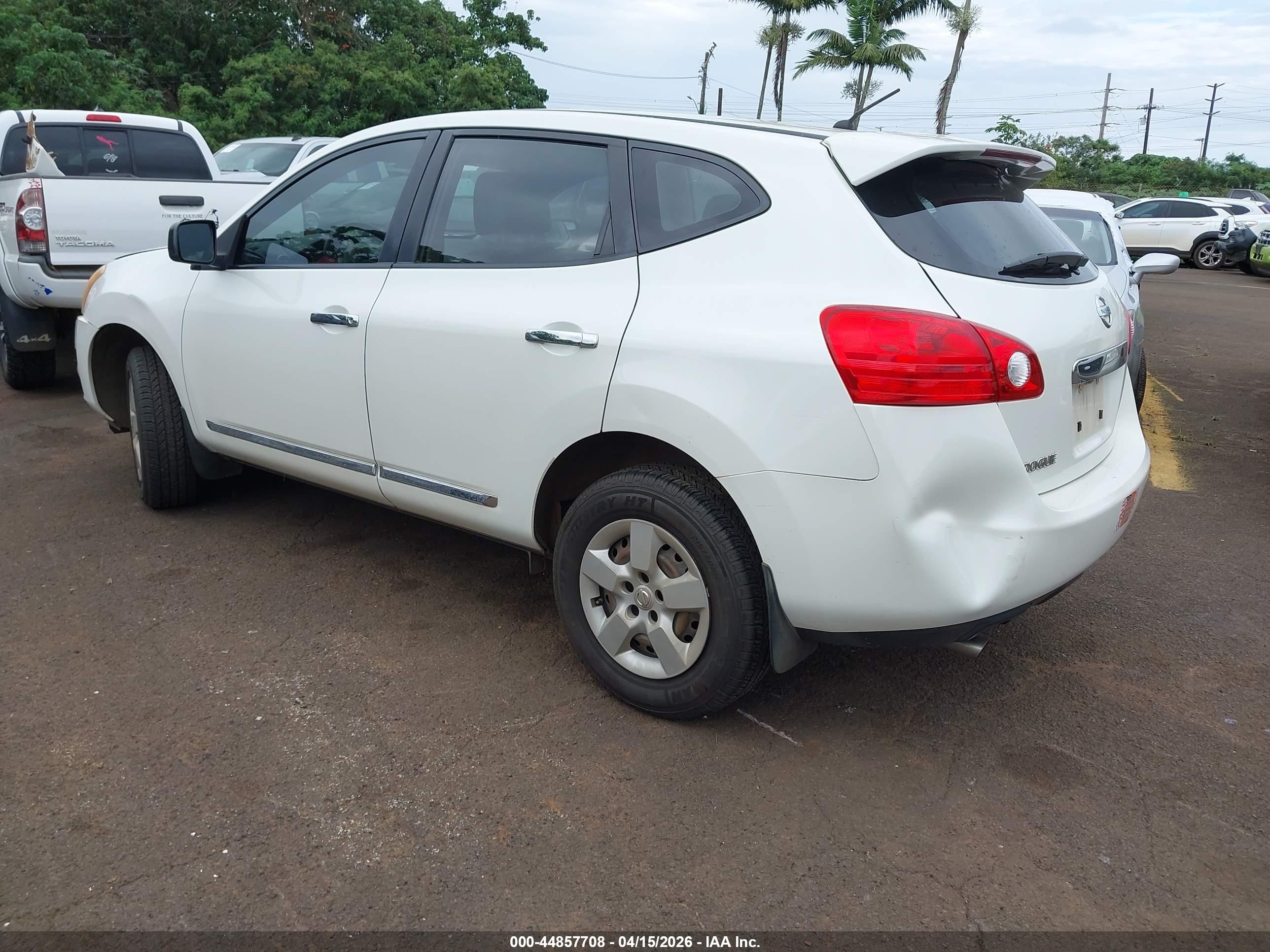 2012 Nissan Rogue S Белый vin: JN8AS5MT1CW276922