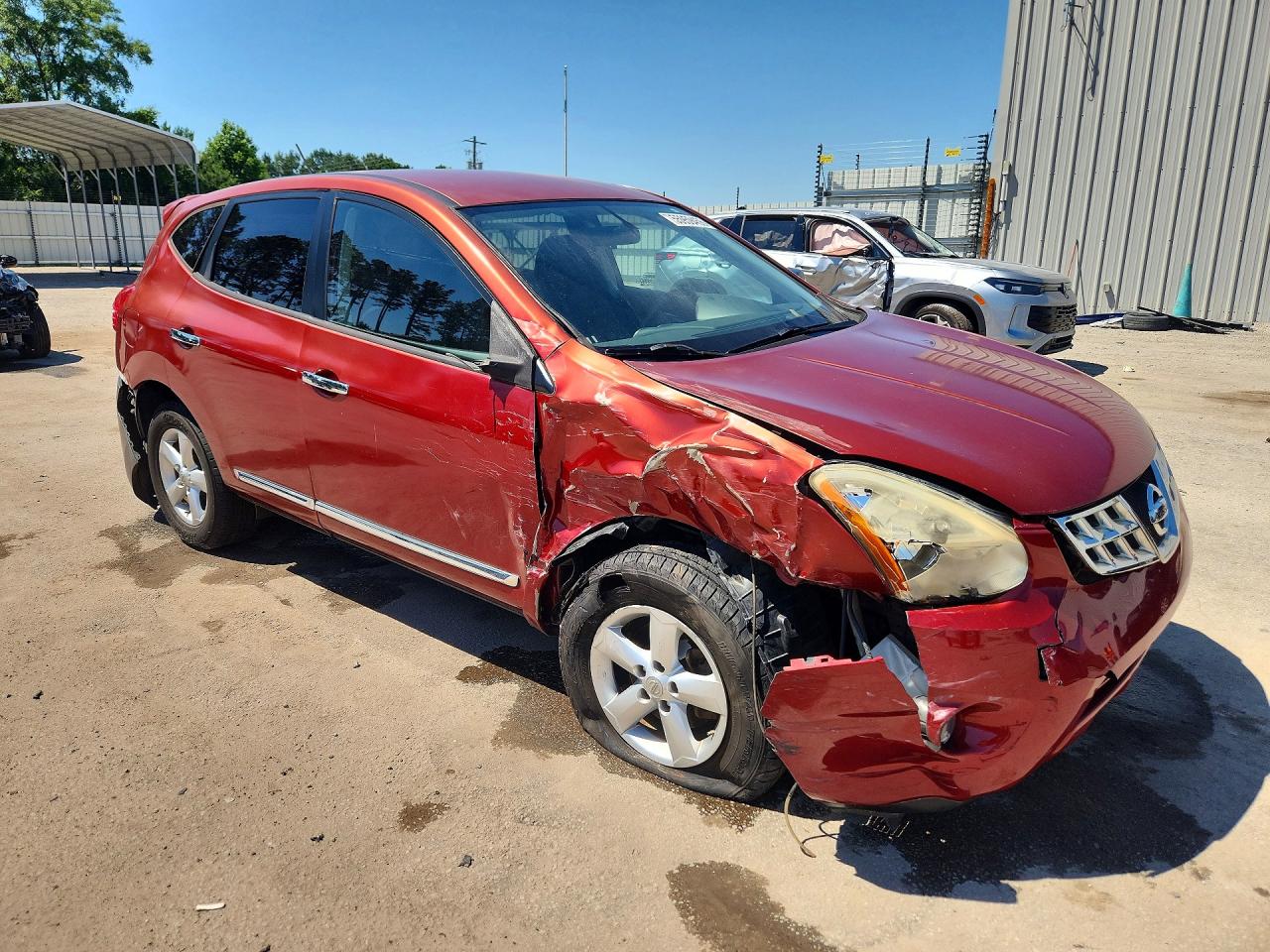 2012 Nissan Rogue S Бордовый vin: JN8AS5MT1CW278850