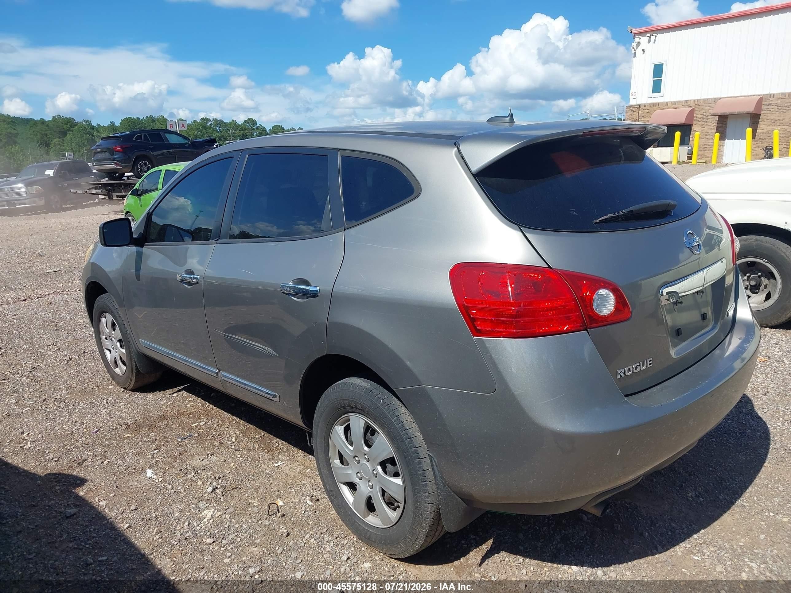 2012 Nissan Rogue S Gray vin: JN8AS5MT1CW283952