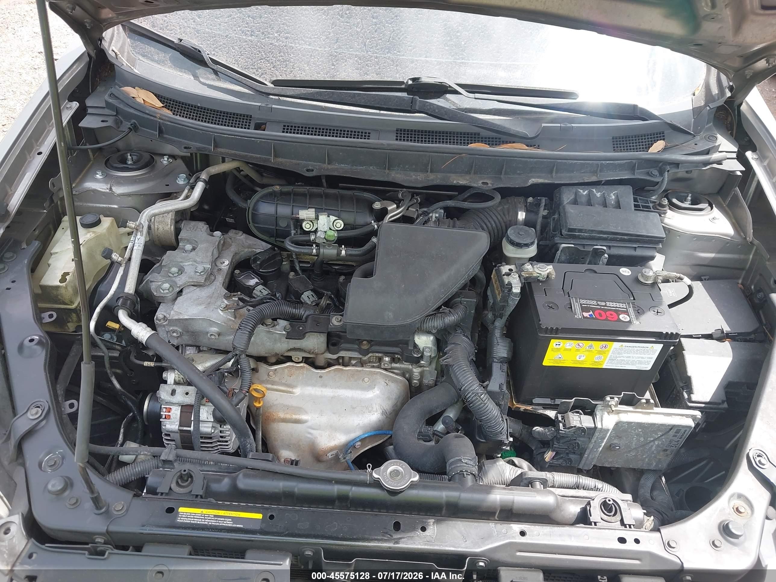 2012 Nissan Rogue S Gray vin: JN8AS5MT1CW283952