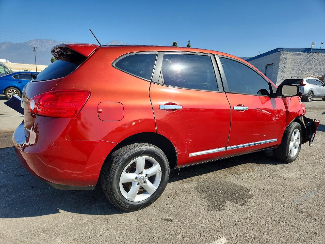 2012 Nissan Rogue S Red vin: JN8AS5MT1CW286771