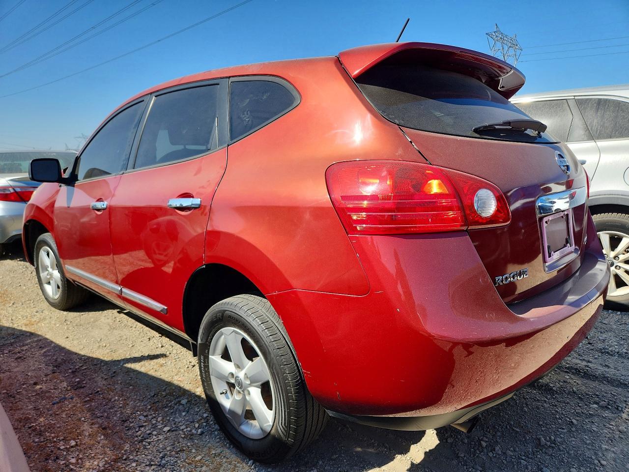 2012 Nissan Rogue S Red vin: JN8AS5MT1CW286771