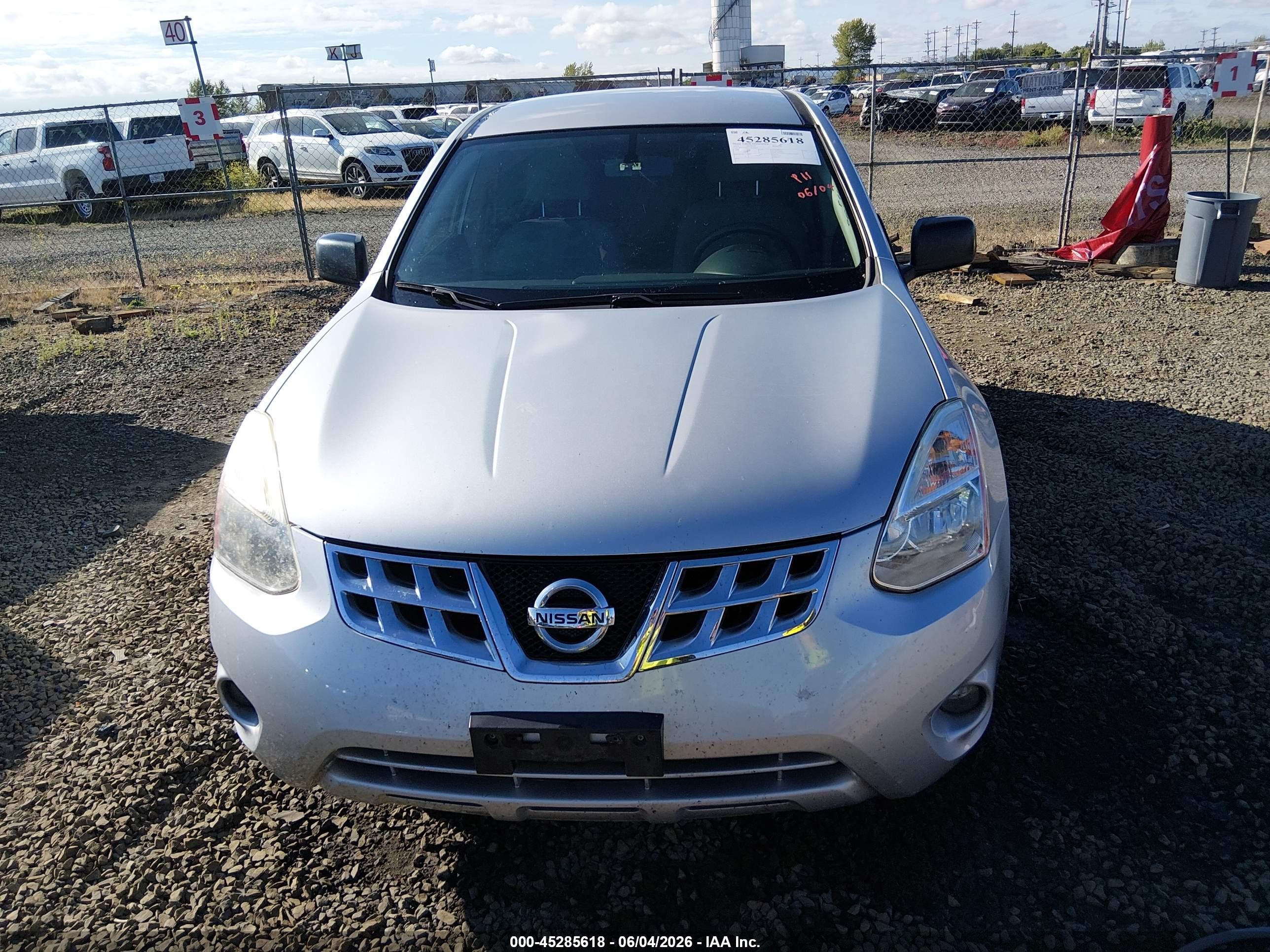 2012 Nissan Rogue S Серебряный vin: JN8AS5MT1CW290075