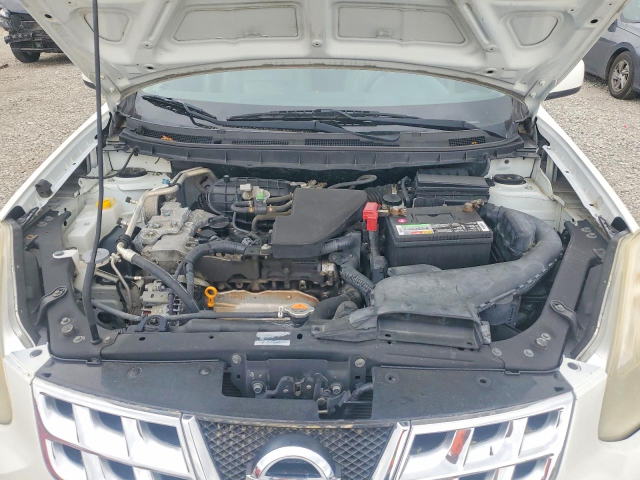 2012 Nissan Rogue S White vin: JN8AS5MT1CW294868