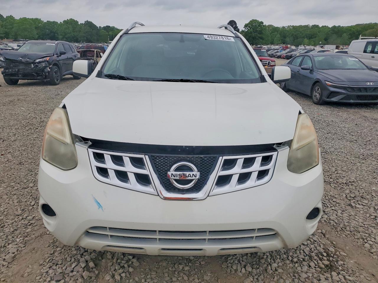 2012 Nissan Rogue S White vin: JN8AS5MT1CW294868