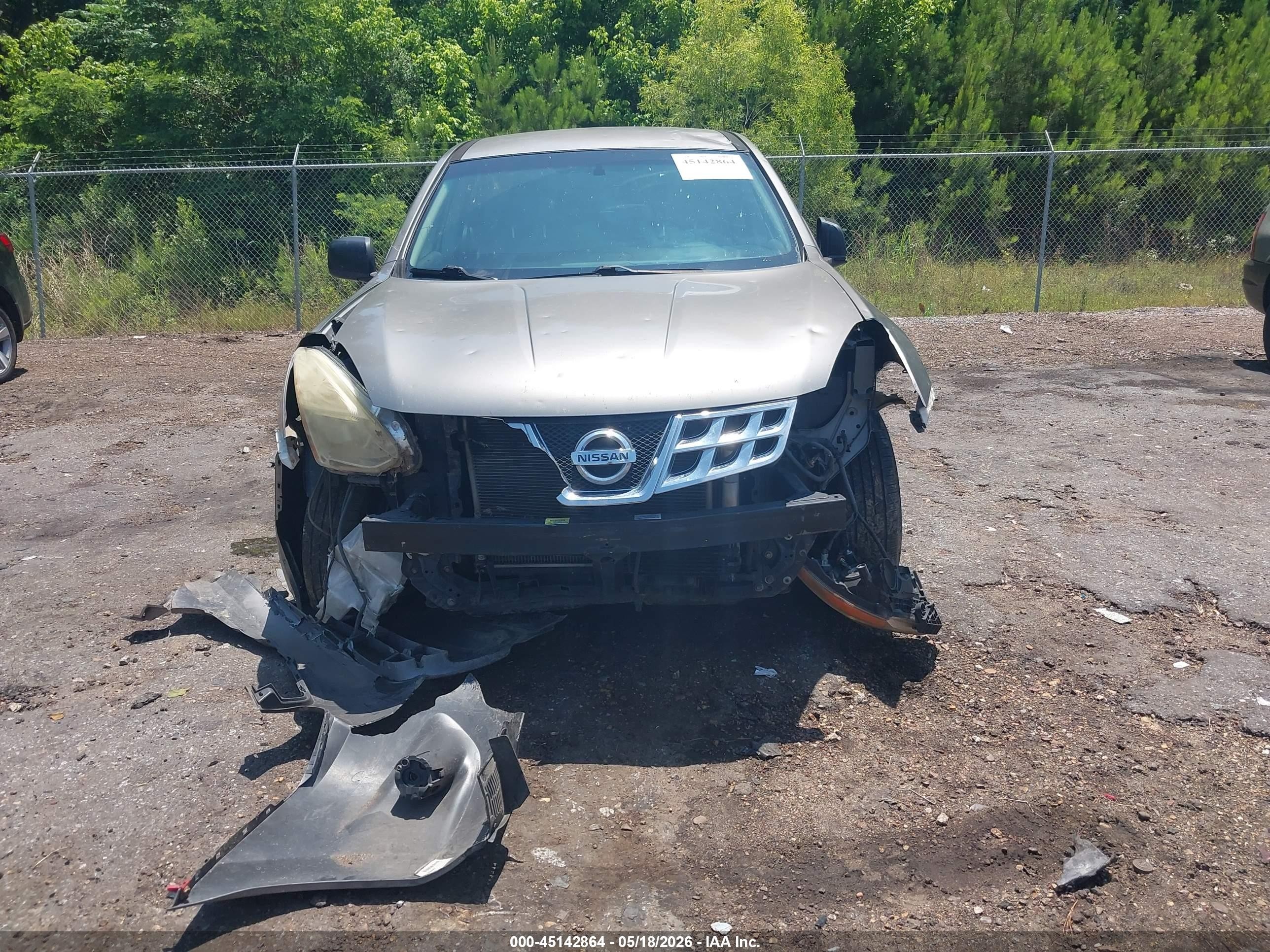 2012 Nissan Rogue S Gray vin: JN8AS5MT1CW296085