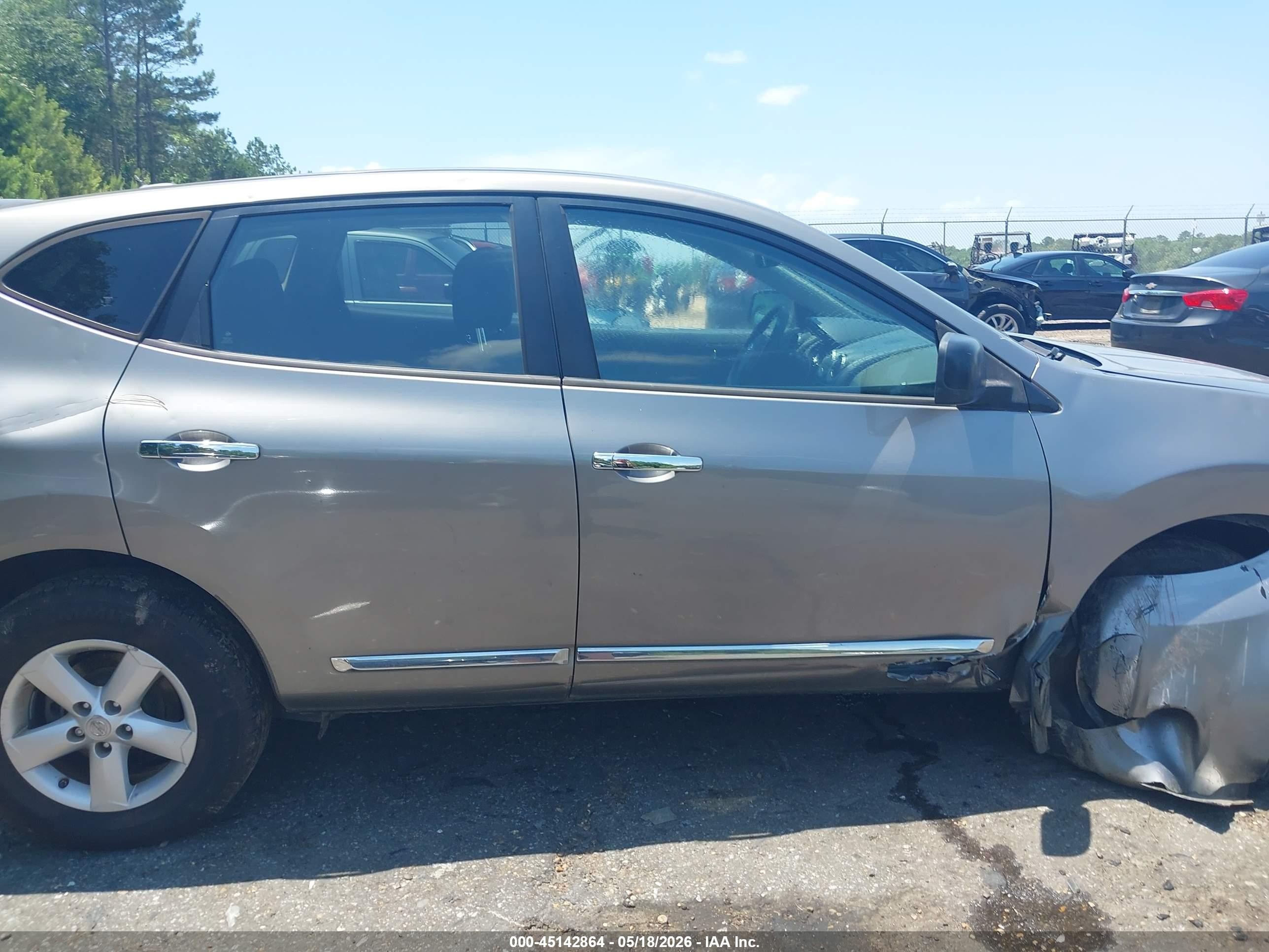 2012 Nissan Rogue S Gray vin: JN8AS5MT1CW296085
