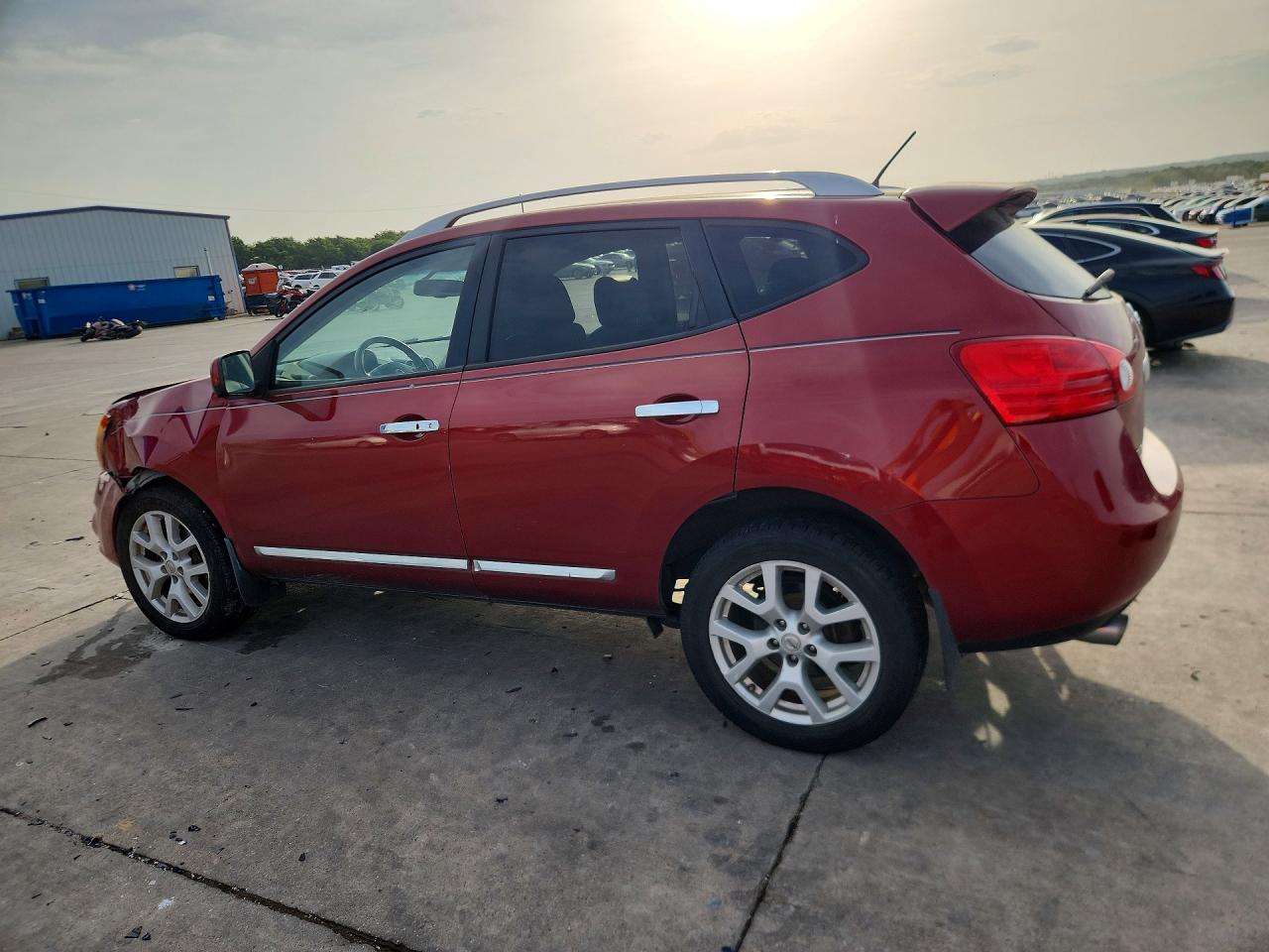 2012 Nissan Rogue S Red vin: JN8AS5MT1CW296331