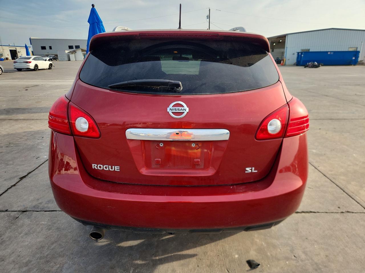 2012 Nissan Rogue S Red vin: JN8AS5MT1CW296331