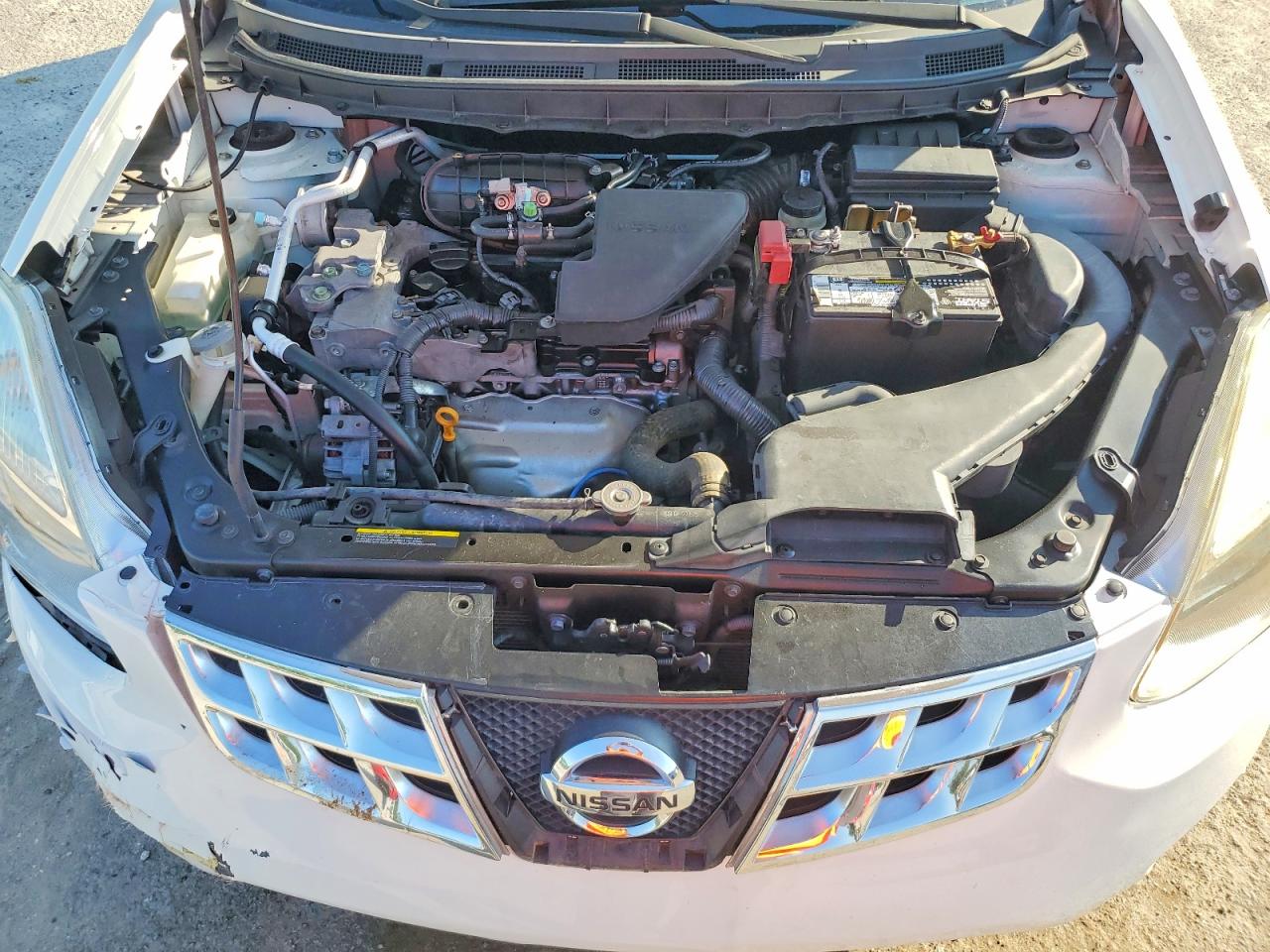2012 Nissan Rogue S White vin: JN8AS5MT1CW298242