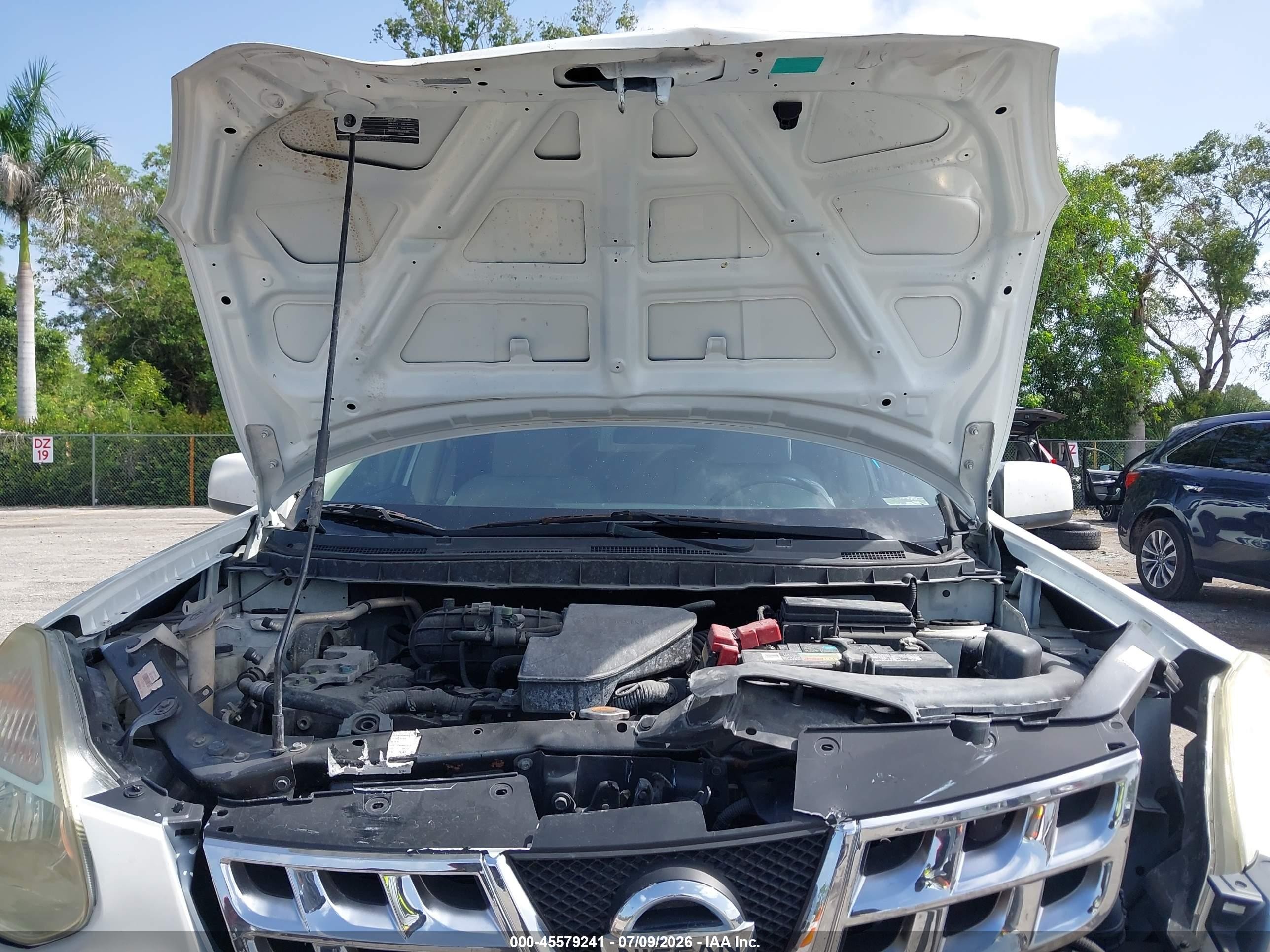 2012 Nissan Rogue Sv White vin: JN8AS5MT1CW298256