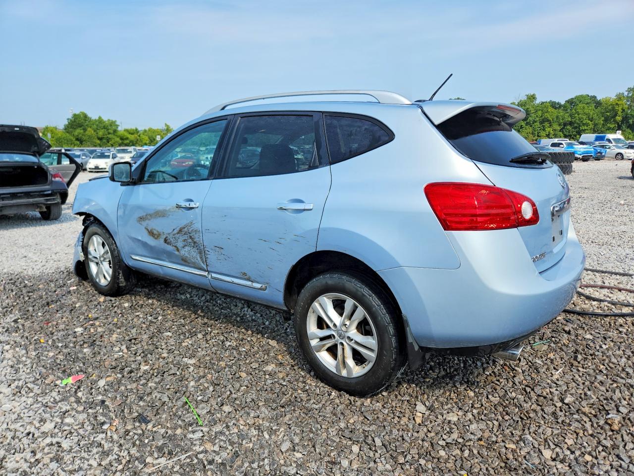 2012 Nissan Rogue S Turquoise vin: JN8AS5MT1CW298659