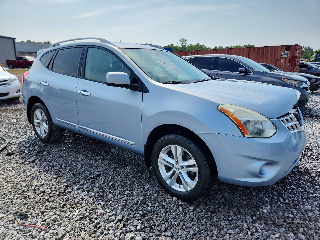 2012 Nissan Rogue S Turquoise vin: JN8AS5MT1CW298659