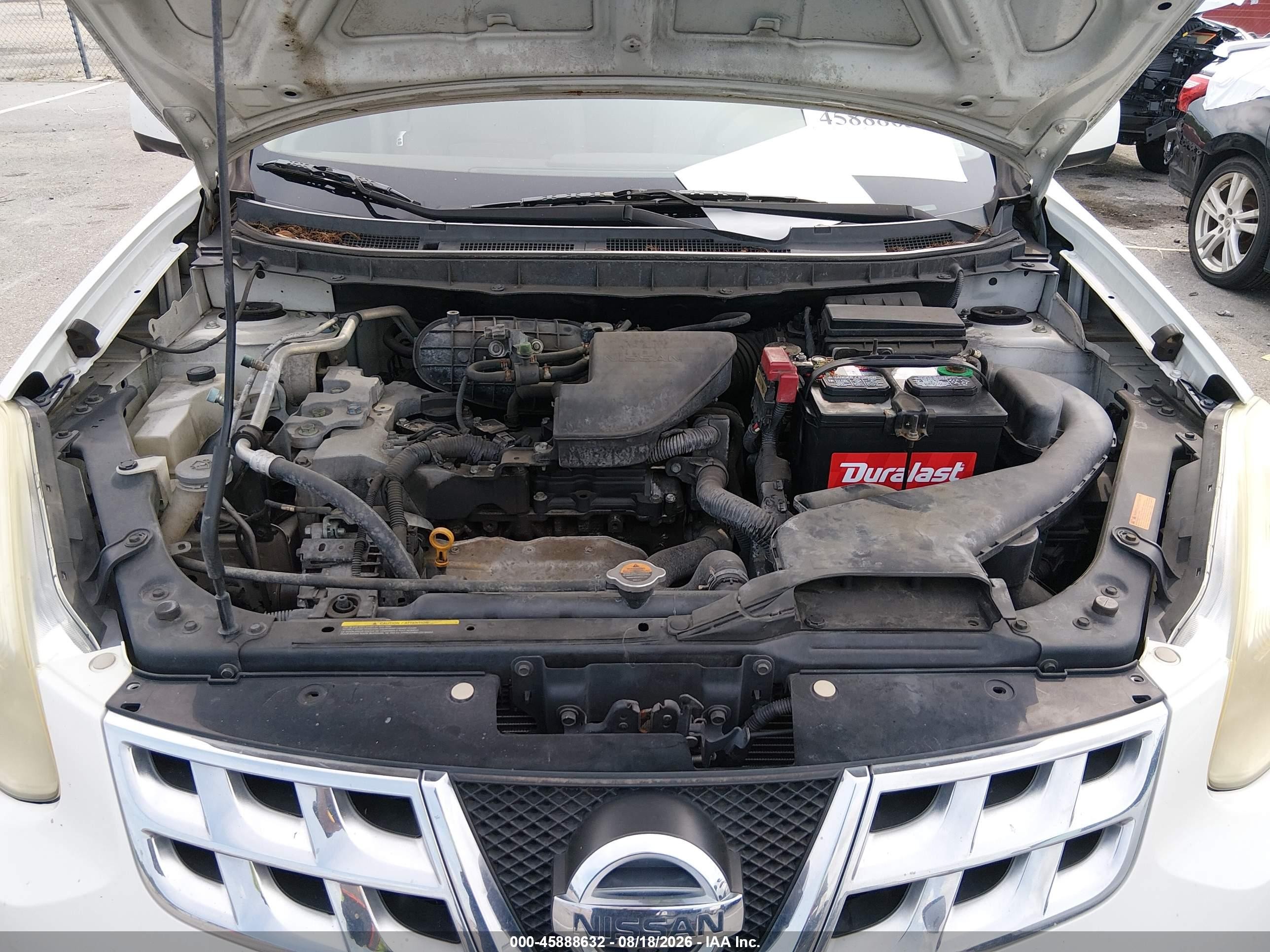2012 Nissan Rogue Sv W/sl Pkg White vin: JN8AS5MT1CW299150