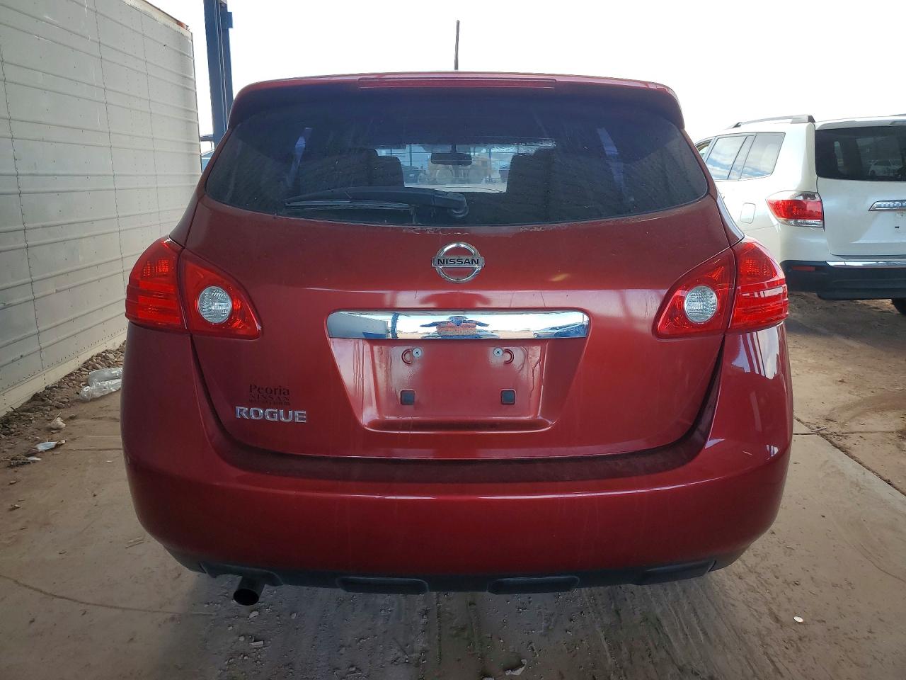 2012 Nissan Rogue S Red vin: JN8AS5MT1CW301575