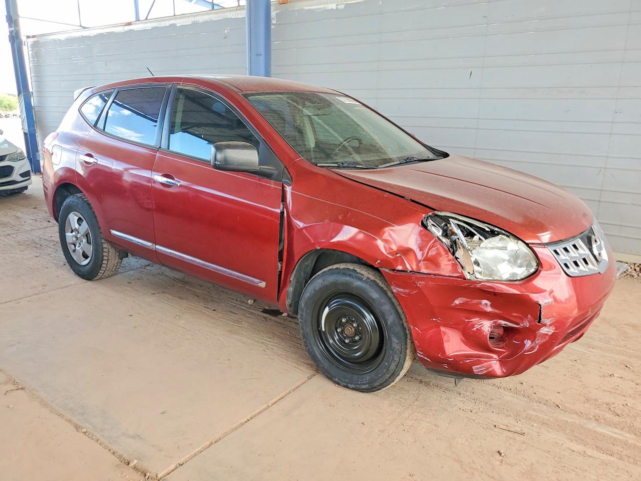 2012 Nissan Rogue S Red vin: JN8AS5MT1CW301575