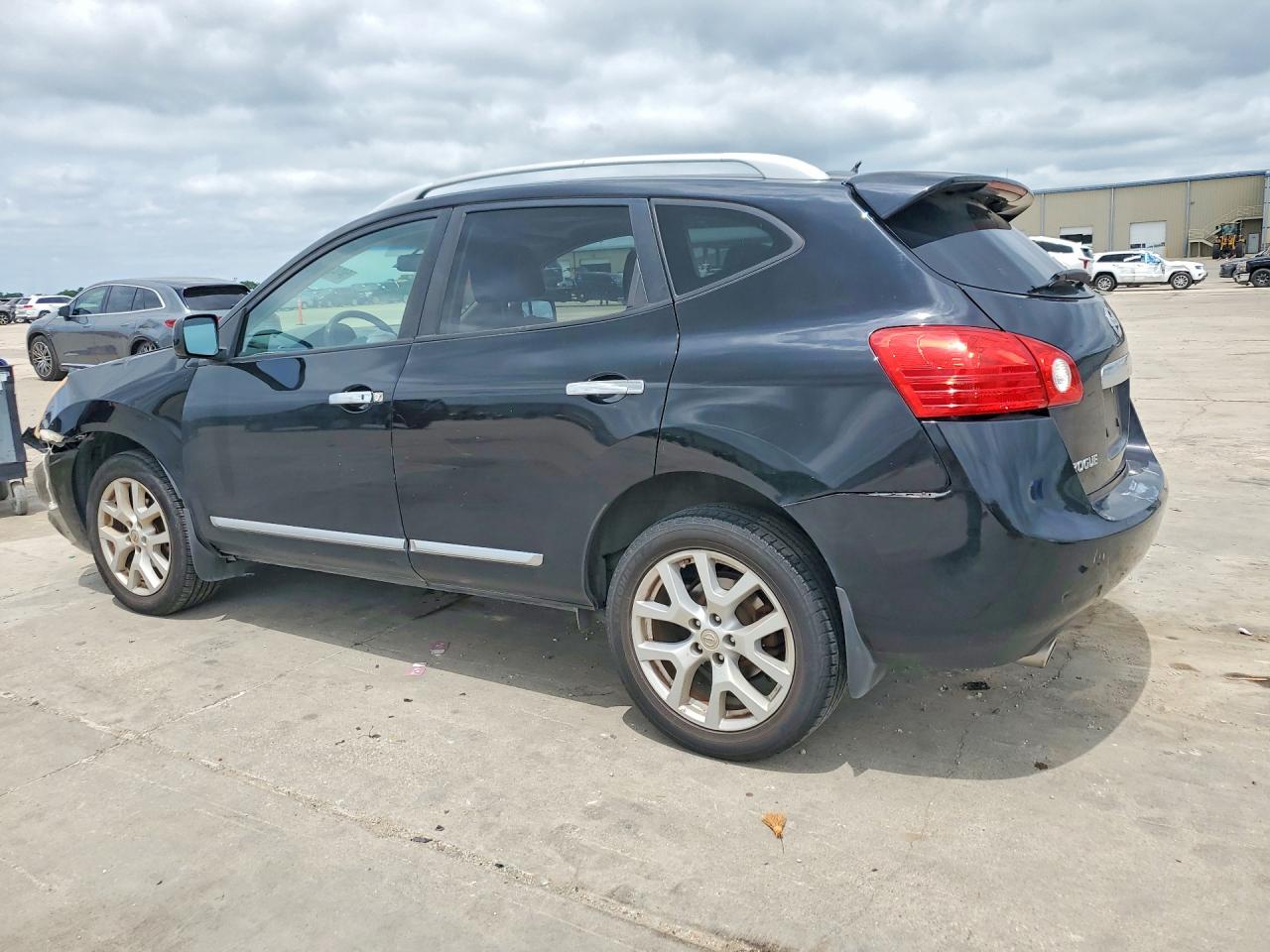 2012 Nissan Rogue S Black vin: JN8AS5MT1CW303312