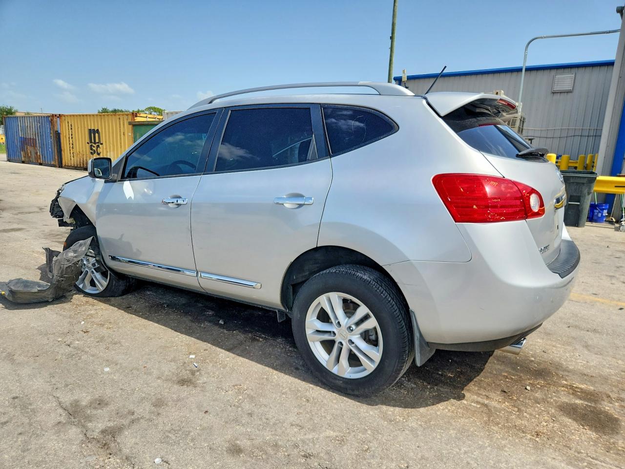 2012 Nissan Rogue S Silver vin: JN8AS5MT1CW603867