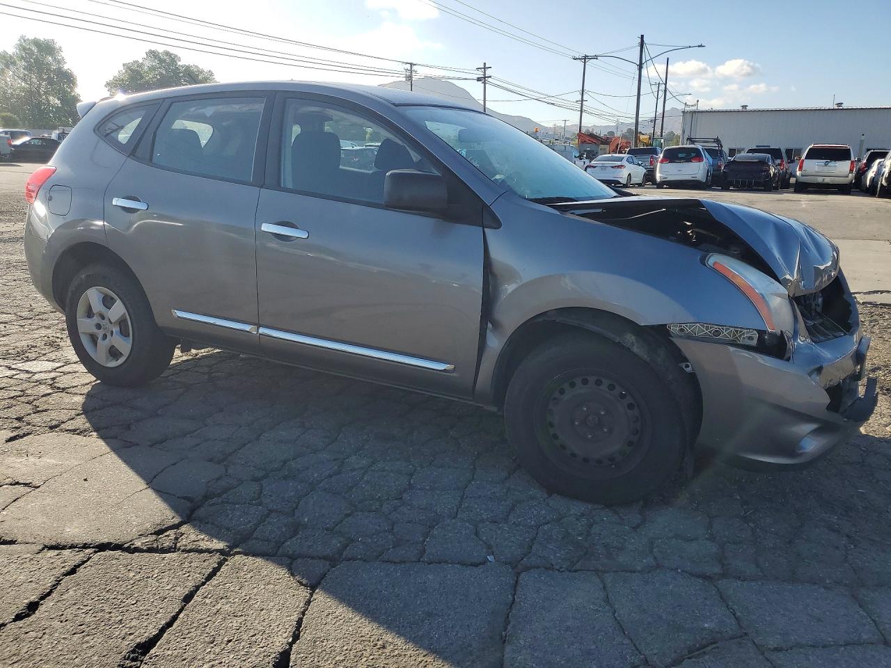 2012 Nissan Rogue S Gray vin: JN8AS5MT1CW604517
