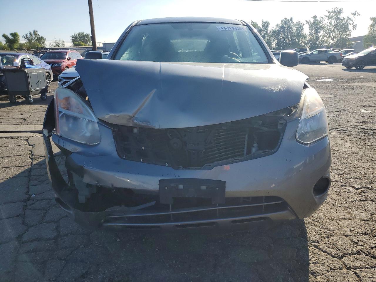 2012 Nissan Rogue S Gray vin: JN8AS5MT1CW604517