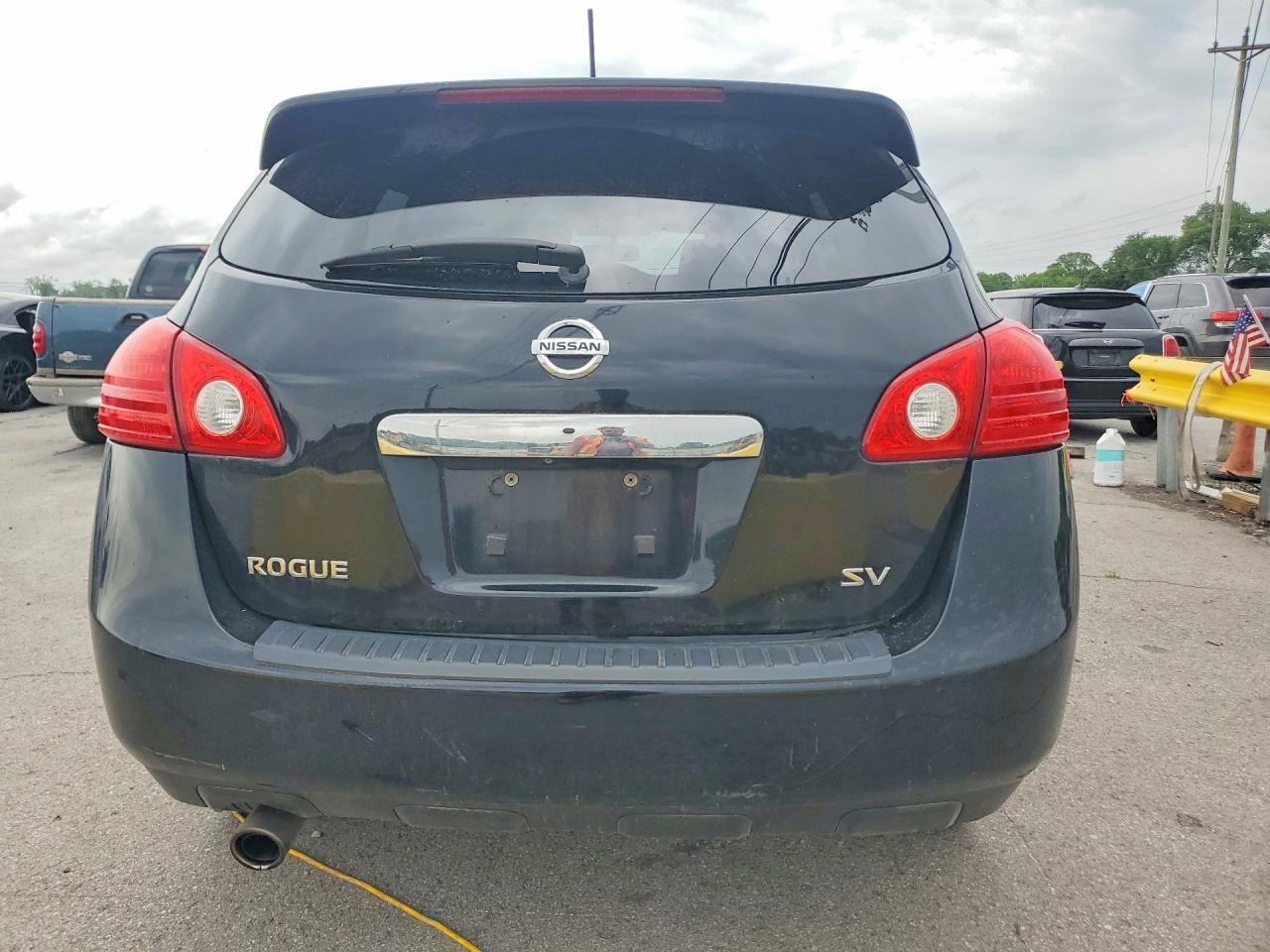 2012 Nissan Rogue S Black vin: JN8AS5MT1CW605411