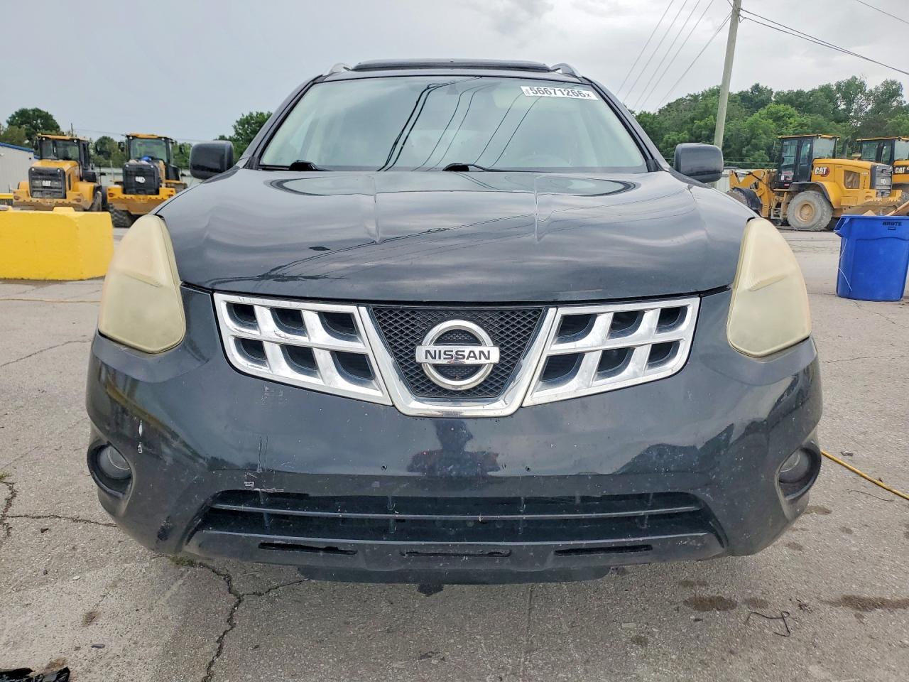 2012 Nissan Rogue S Black vin: JN8AS5MT1CW605411