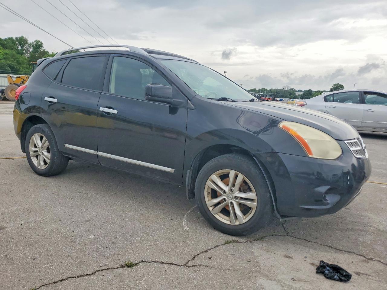 2012 Nissan Rogue S Black vin: JN8AS5MT1CW605411