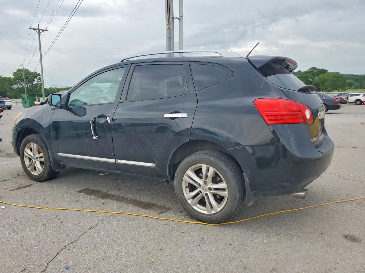 2012 Nissan Rogue S Black vin: JN8AS5MT1CW605411