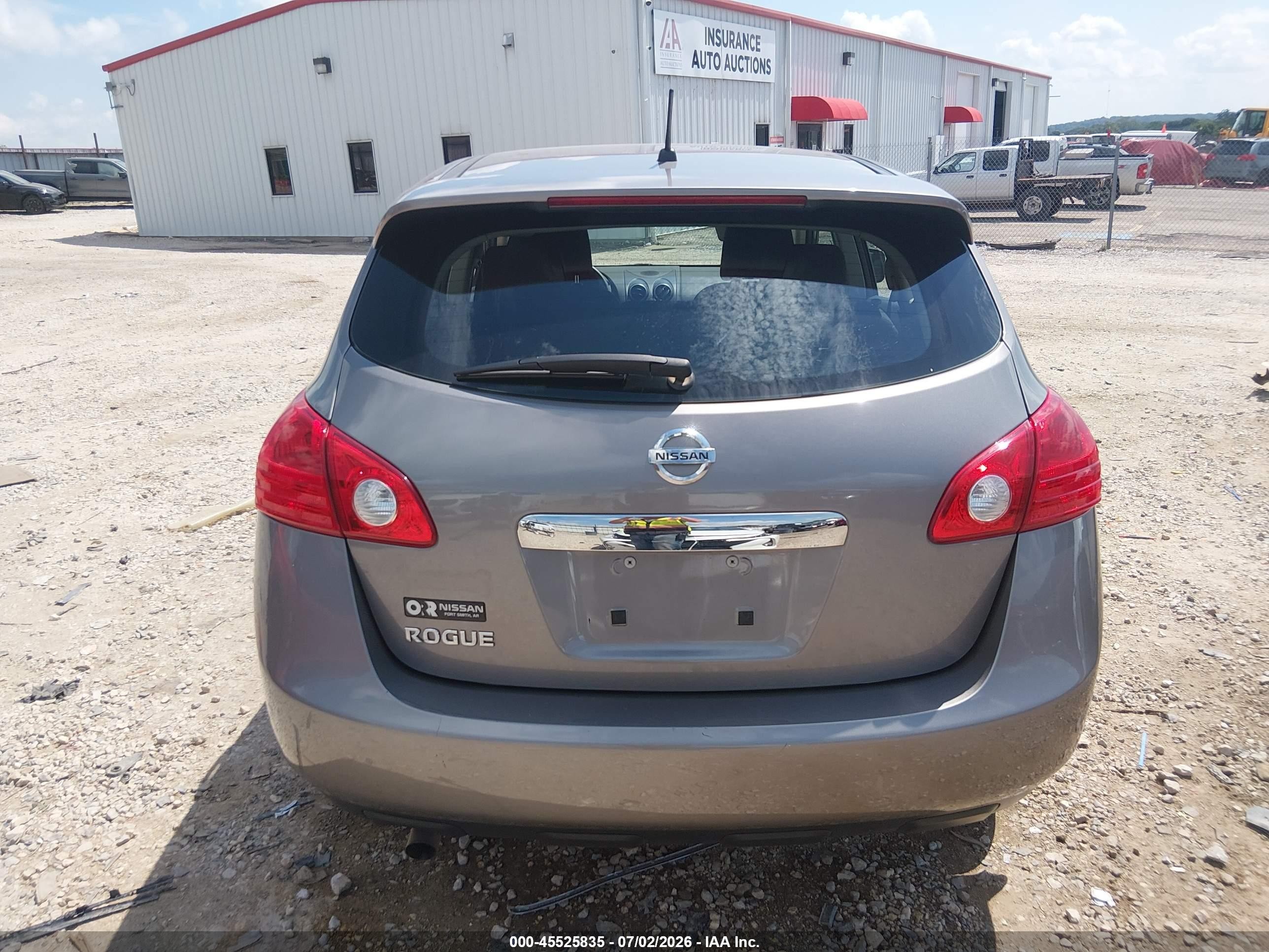 2012 Nissan Rogue S Silver vin: JN8AS5MT1CW610043
