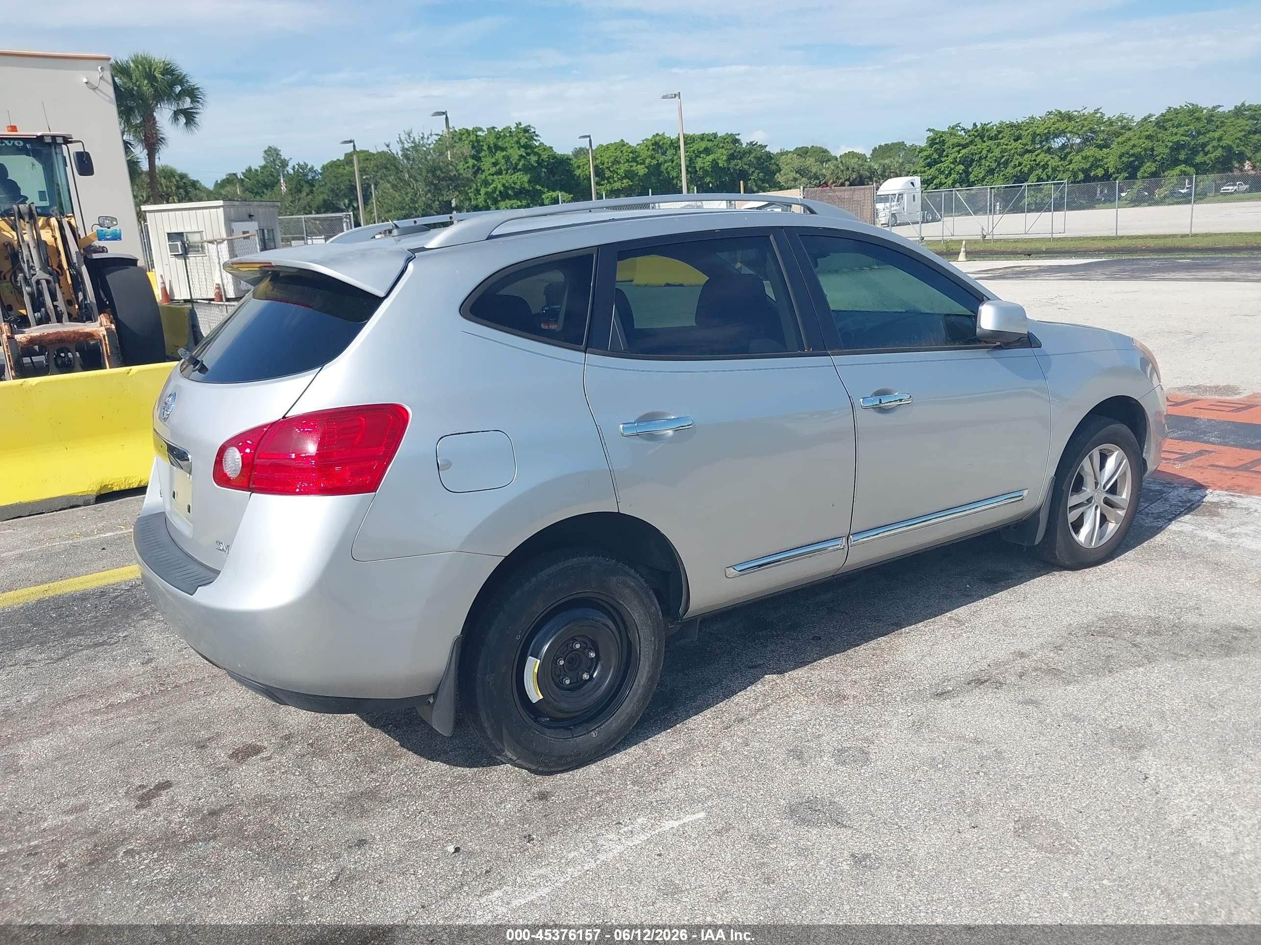 2012 Nissan Rogue Sv Silver vin: JN8AS5MT1CW610916