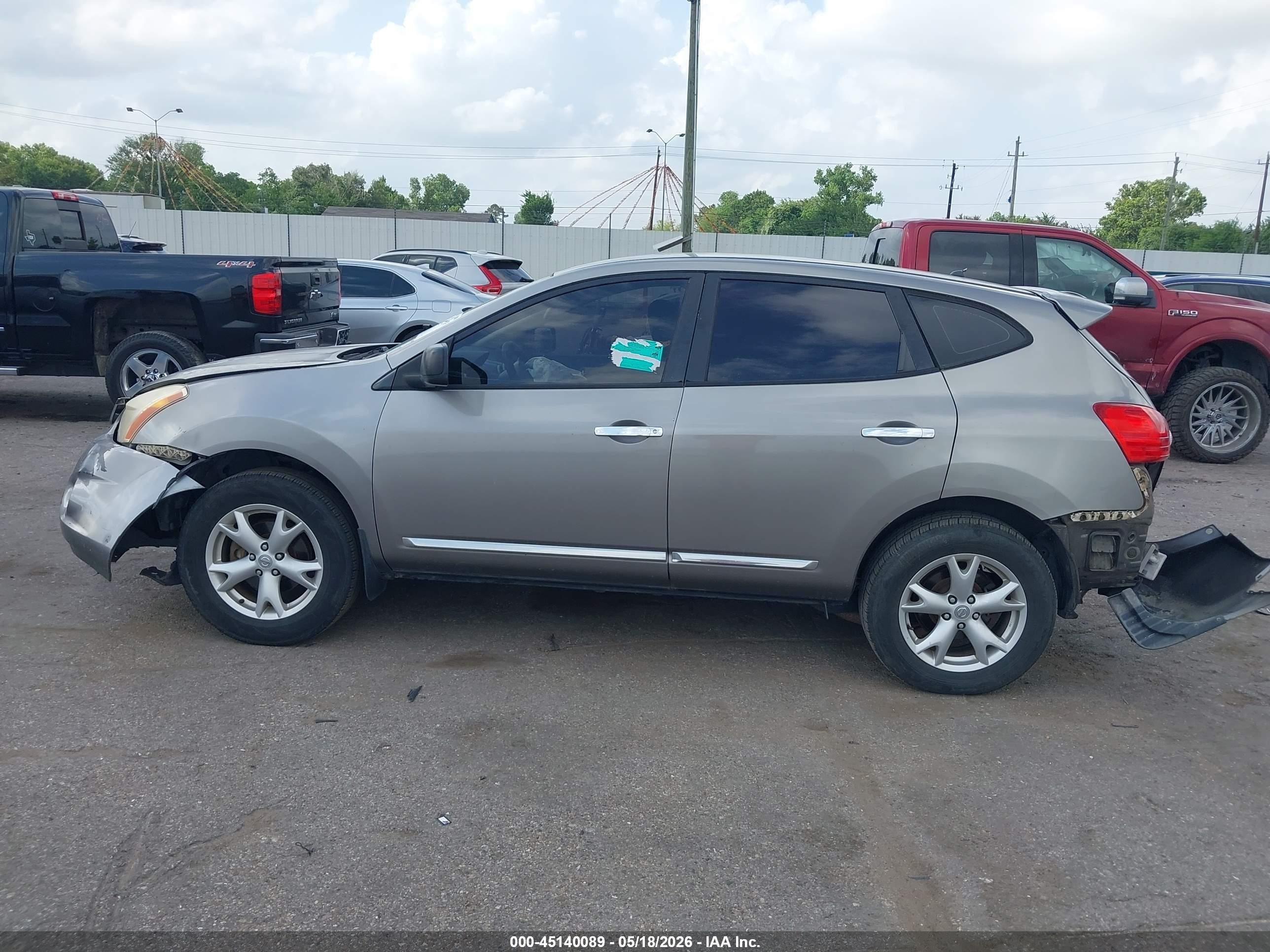 2012 Nissan Rogue S Beige vin: JN8AS5MT1CW613184