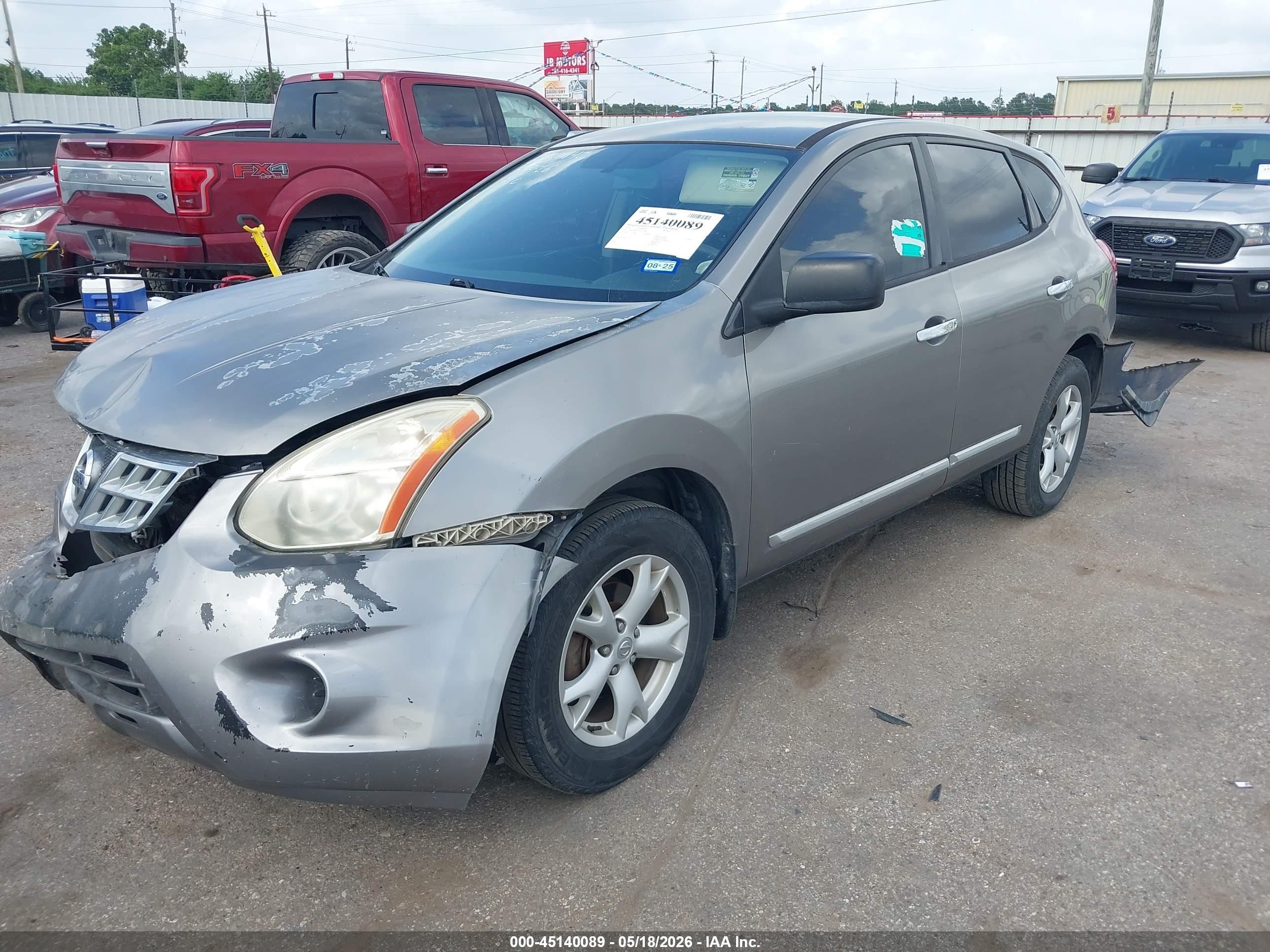2012 Nissan Rogue S Beige vin: JN8AS5MT1CW613184