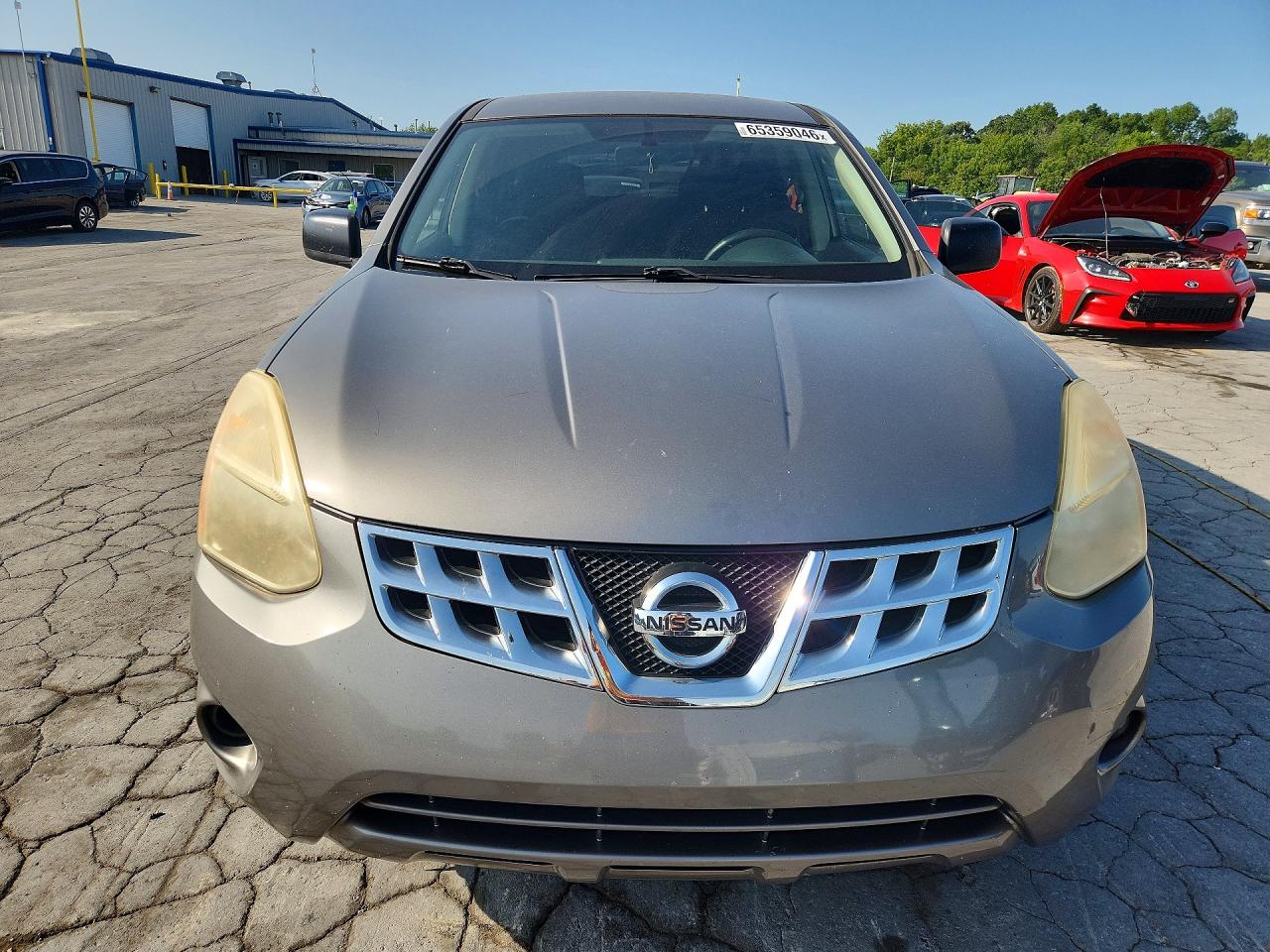 2012 Nissan Rogue S Серый vin: JN8AS5MT1CW613203