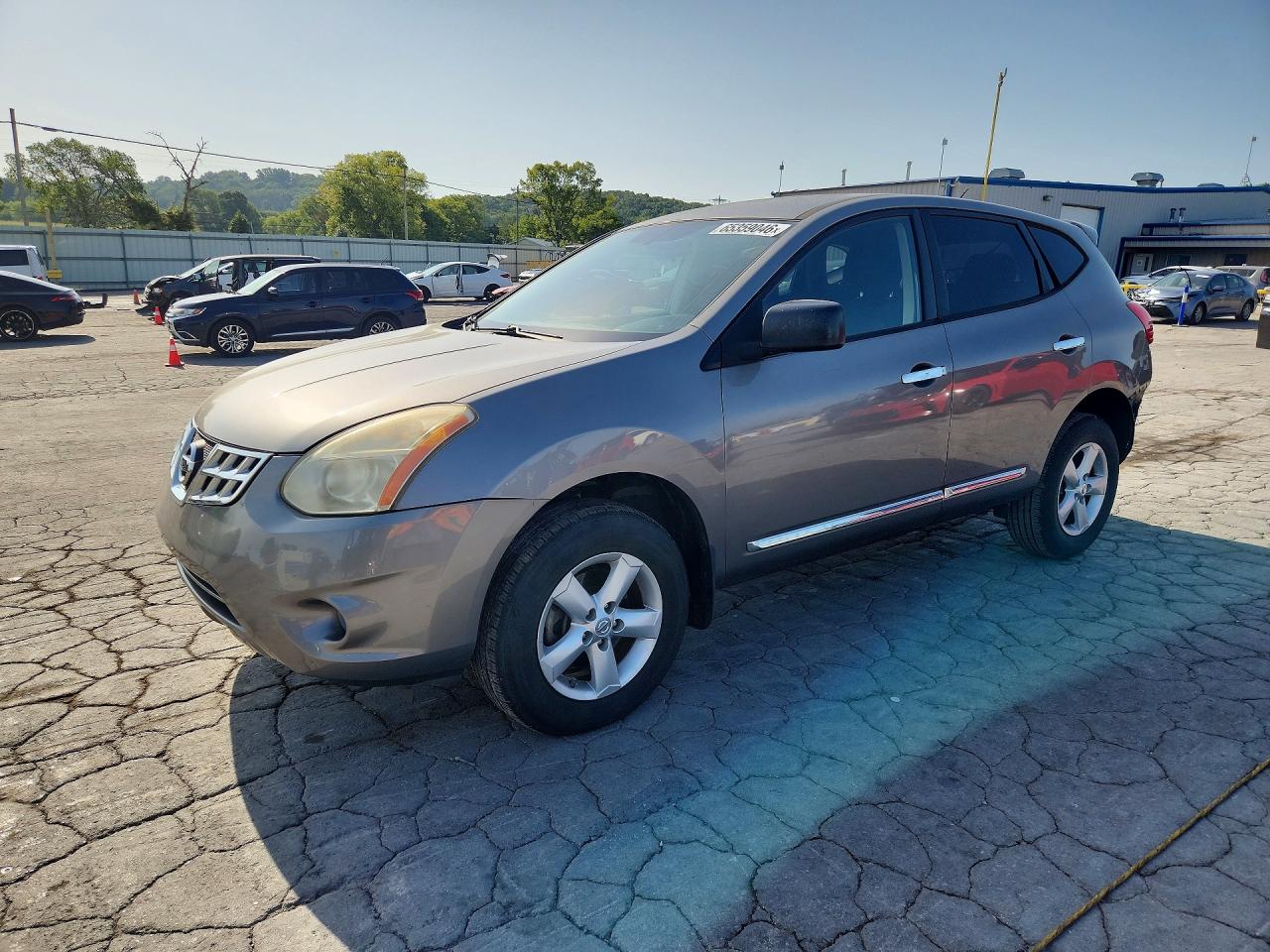 2012 Nissan Rogue S Gray vin: JN8AS5MT1CW613203