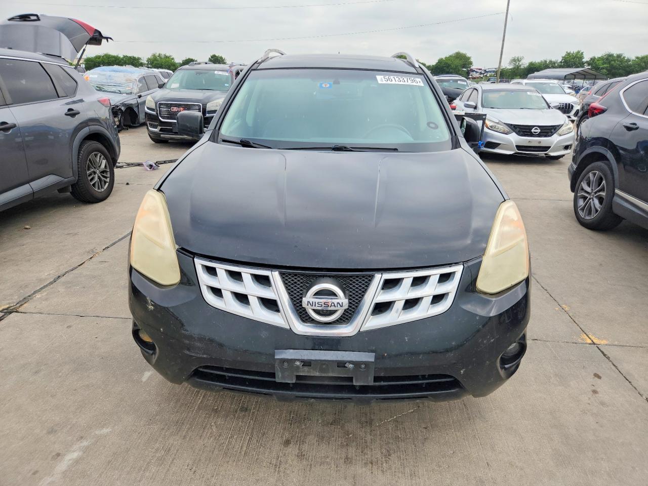 2013 Nissan Rogue S Black vin: JN8AS5MT1DW006395