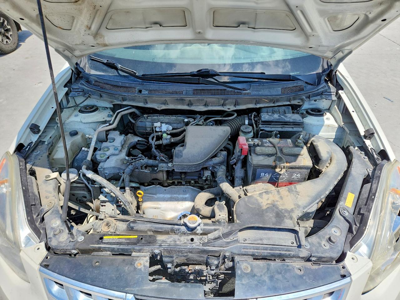 2013 Nissan Rogue S White vin: JN8AS5MT1DW014240
