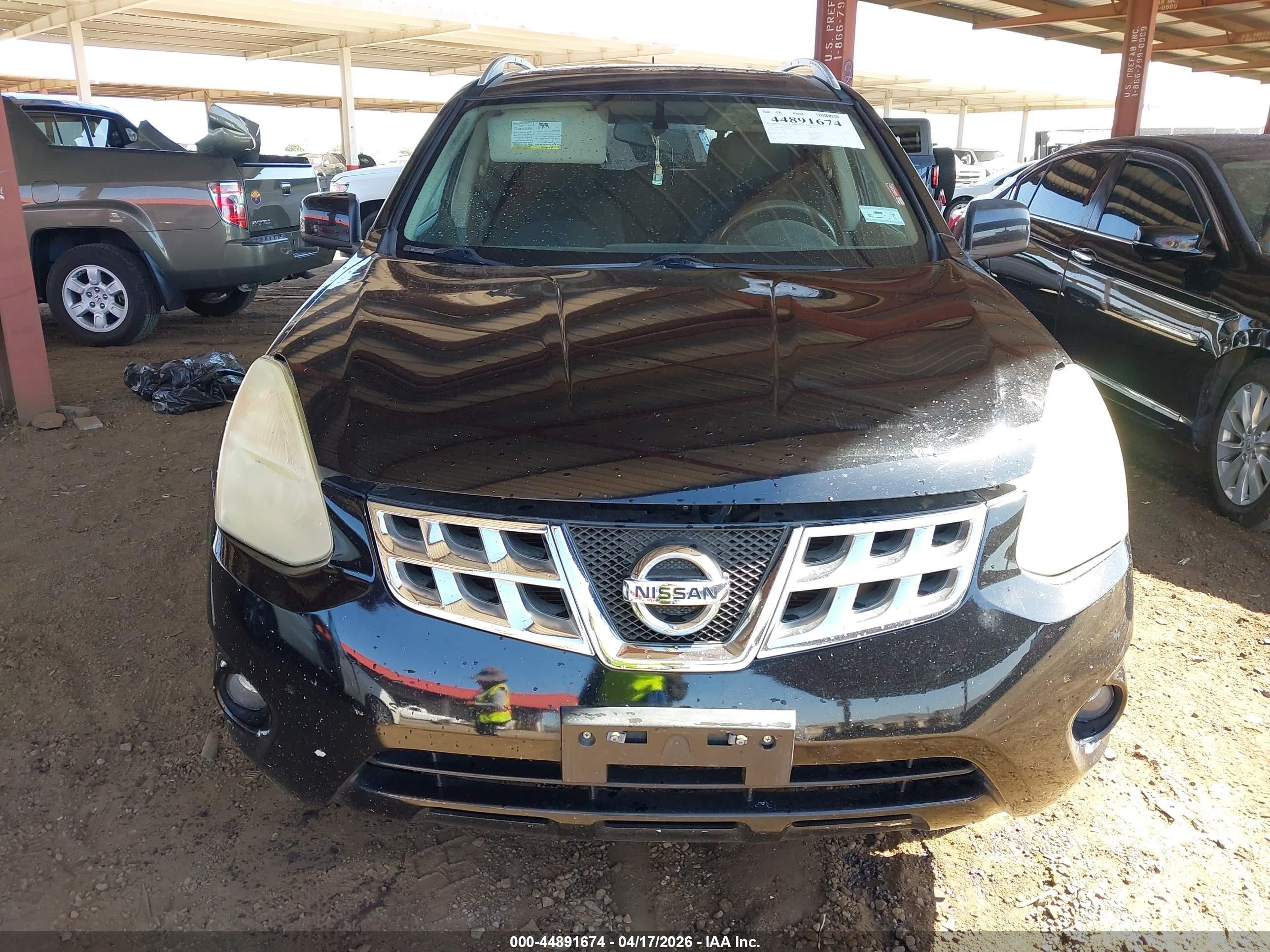 2013 Nissan Rogue S/sv Black vin: JN8AS5MT1DW019292